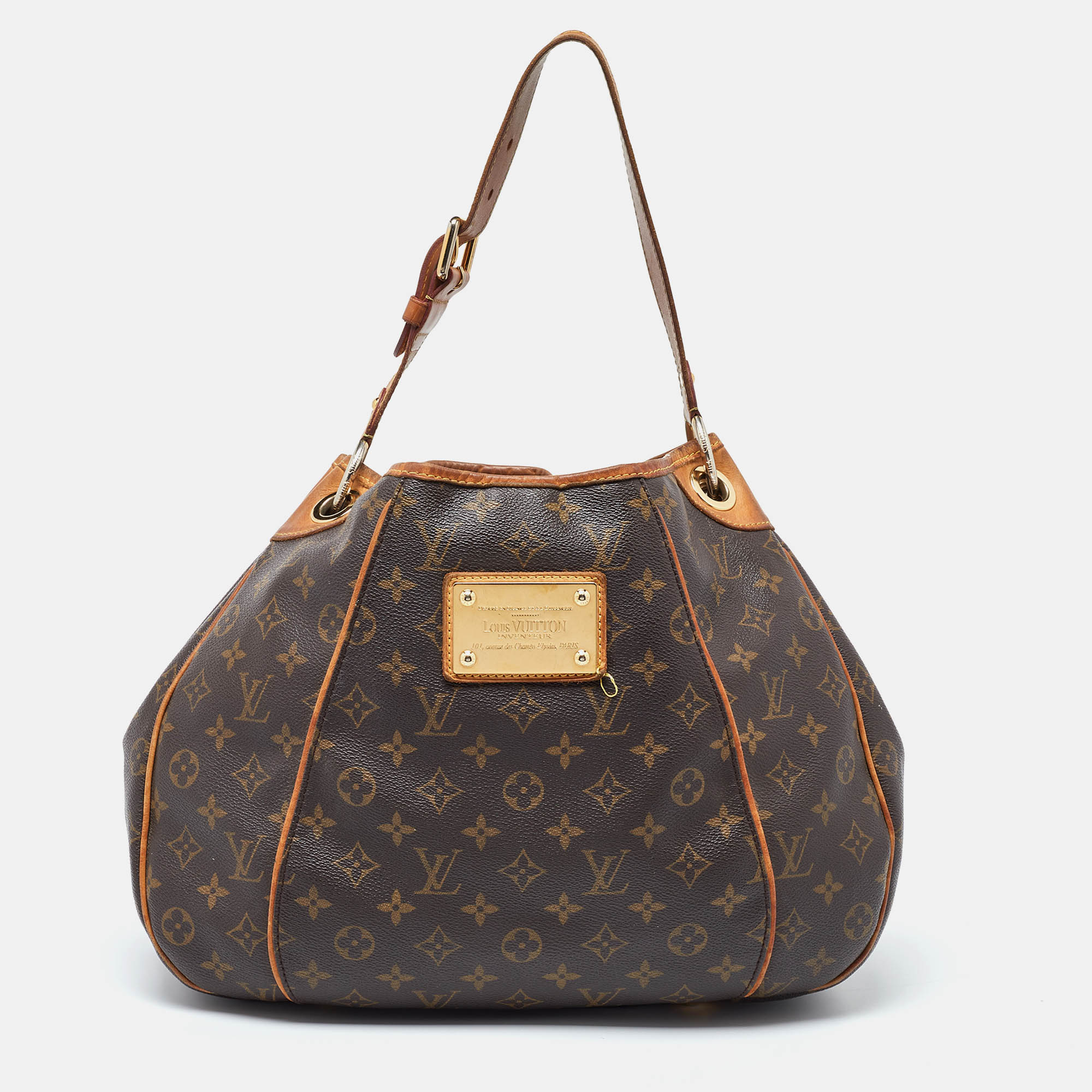 Pre Owned Louis Vuitton Monogram Canvas Galliera PM Bag
