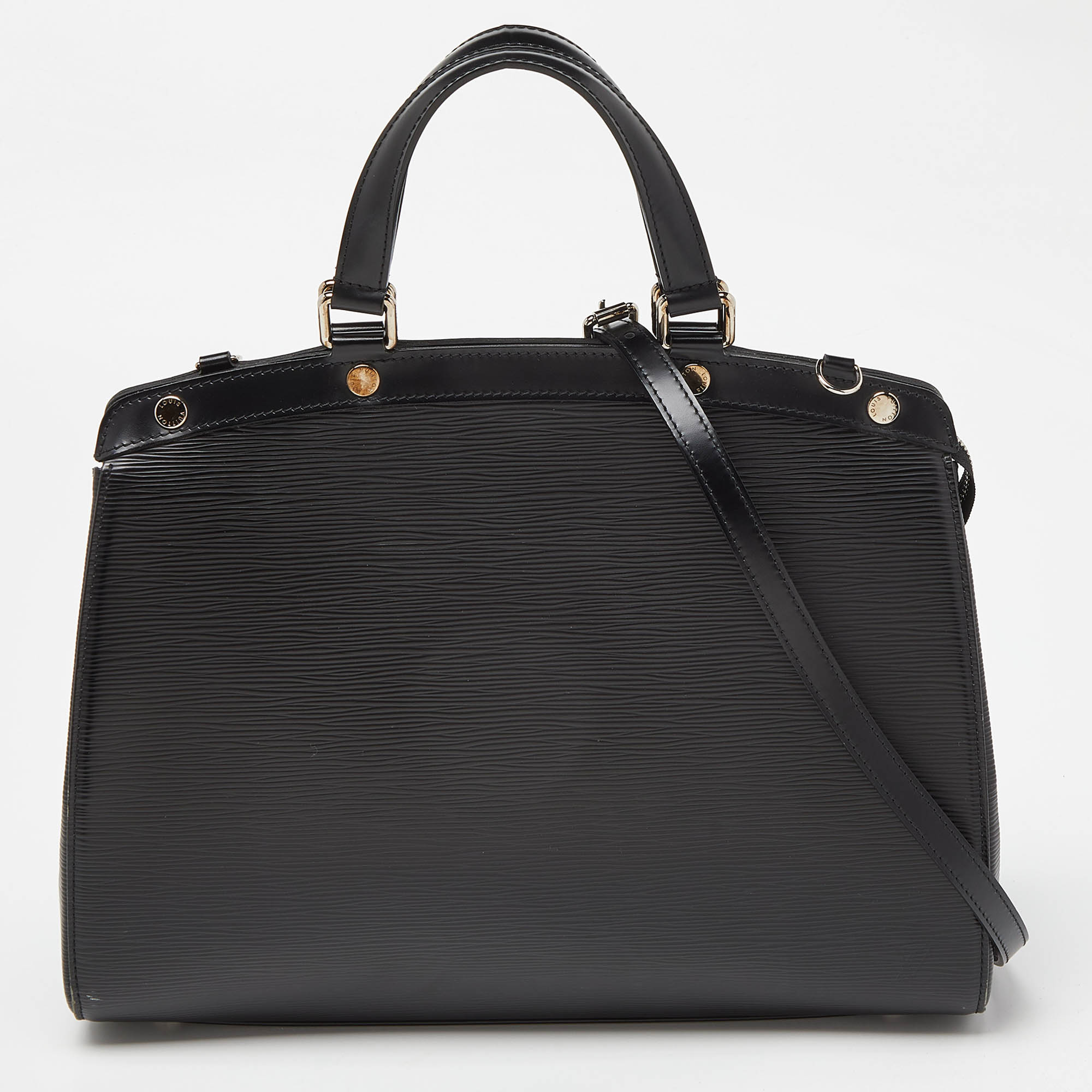 Pre Owned Louis Vuitton Black Epi Leather Brea GM Bag