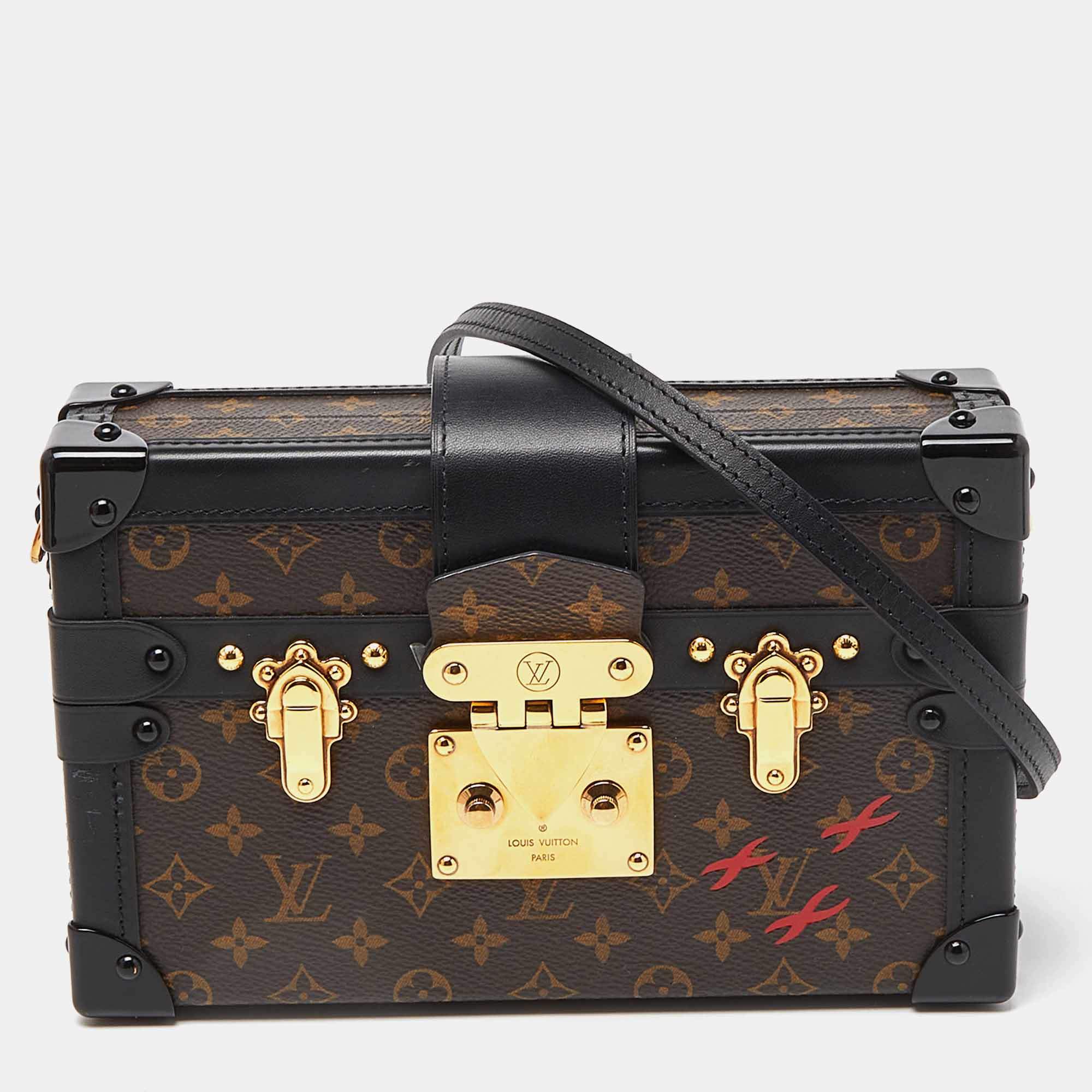 Louis Vuitton Monogram Canvas Petite Malle Bag