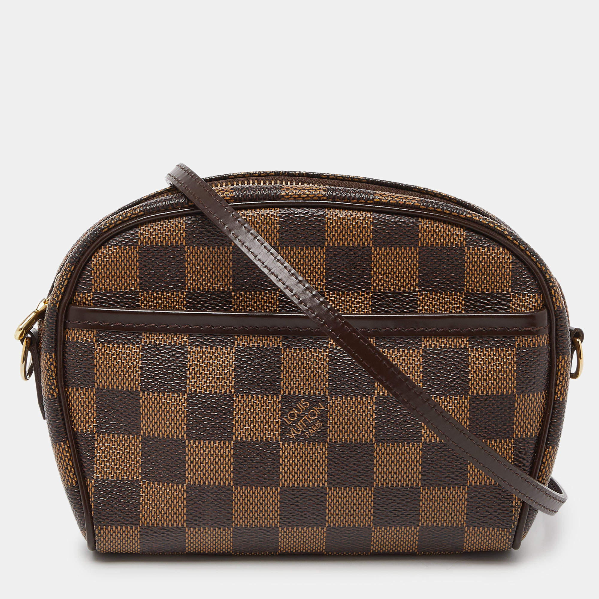 Pre Owned Louis Vuitton Damier Ebene Canvas Ipanema Pochette Bag