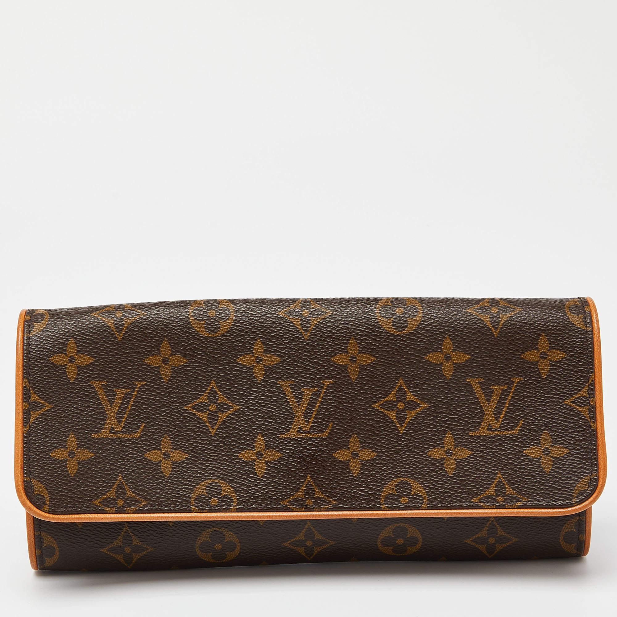 Pre Owned Louis Vuitton Monogram Canvas Twin Pochette GM Bag