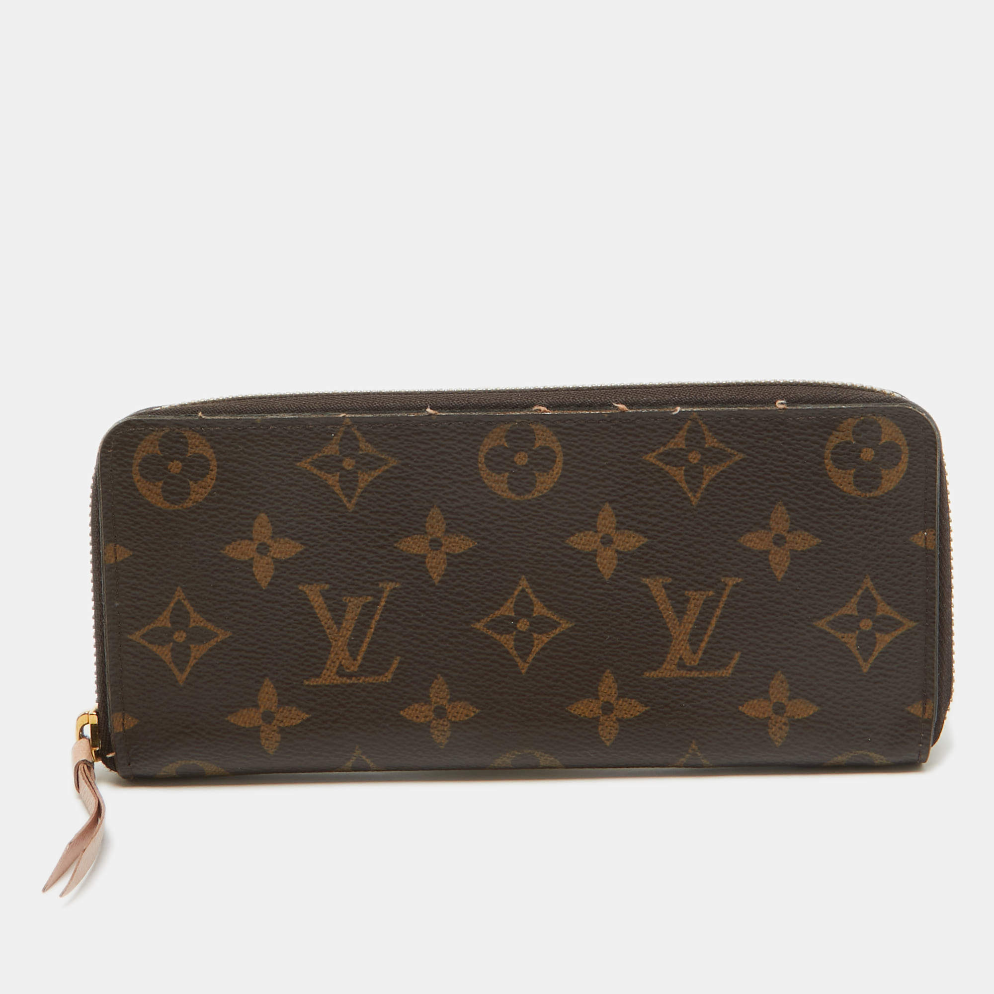 Louis Vuitton Rose Ballerine Monogram Canvas Clémence Wallet