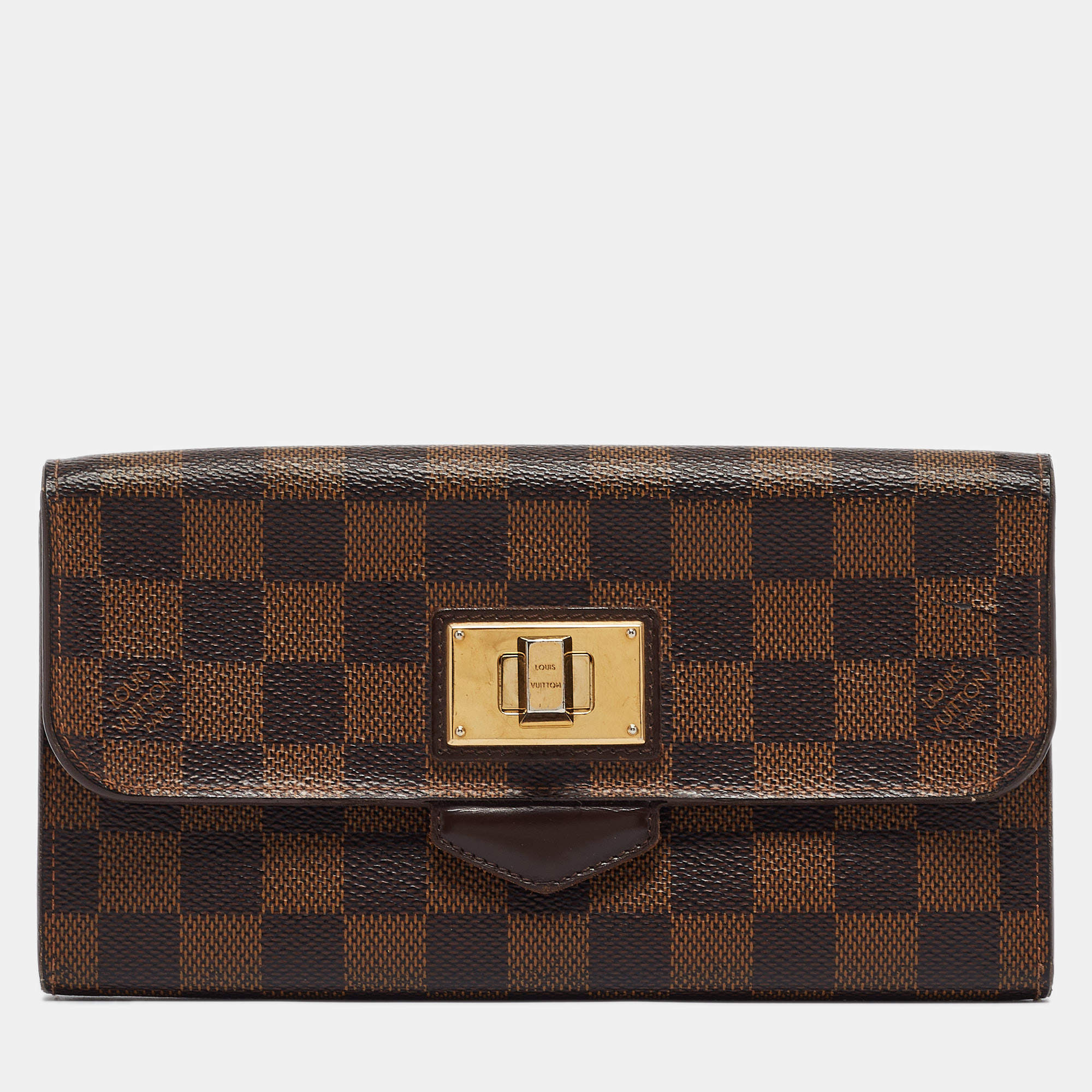 Louis Vuitton Damier Ebene Canvas Rosebery Wallet