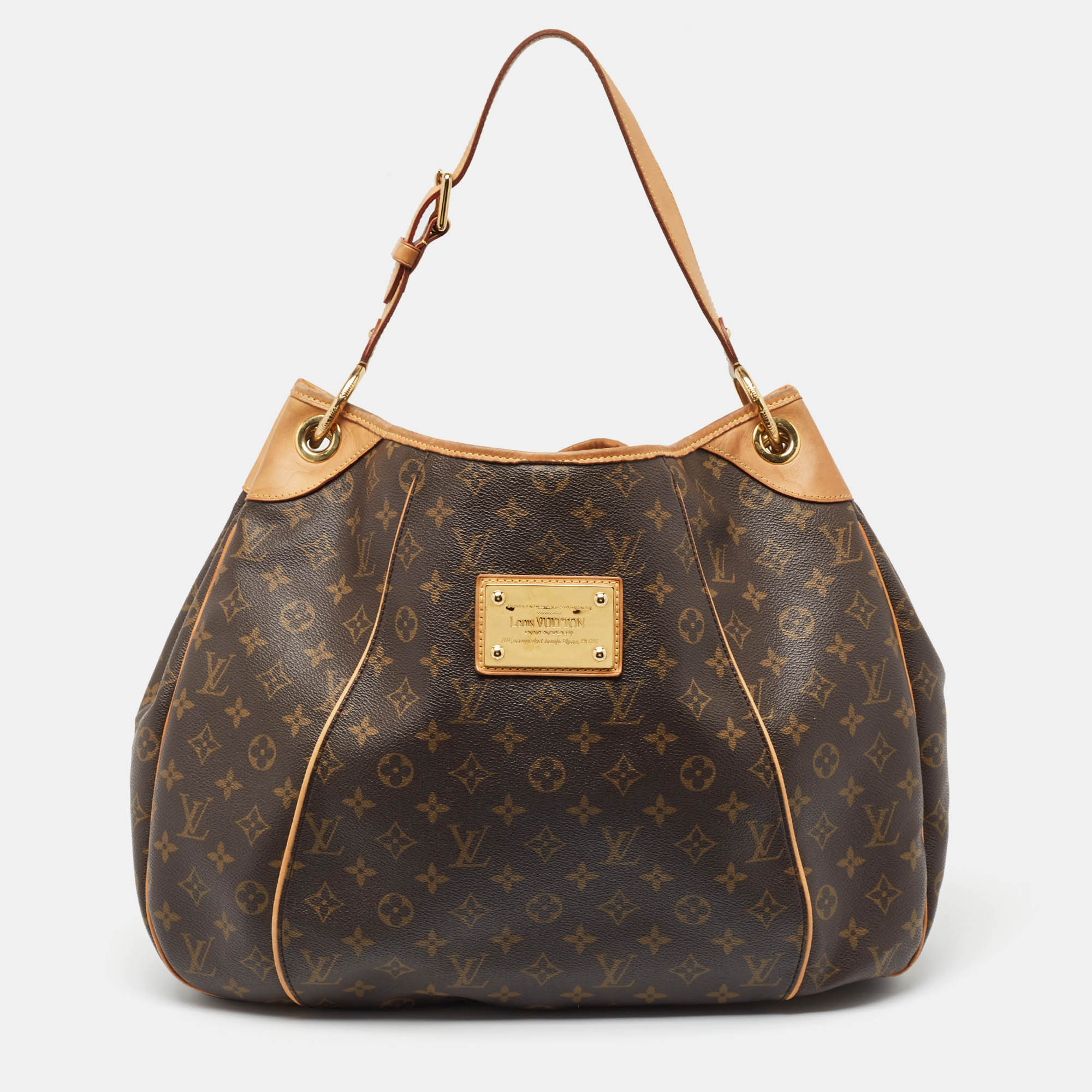 Pre Owned Louis Vuitton Monogram Canvas Galliera GM Bag