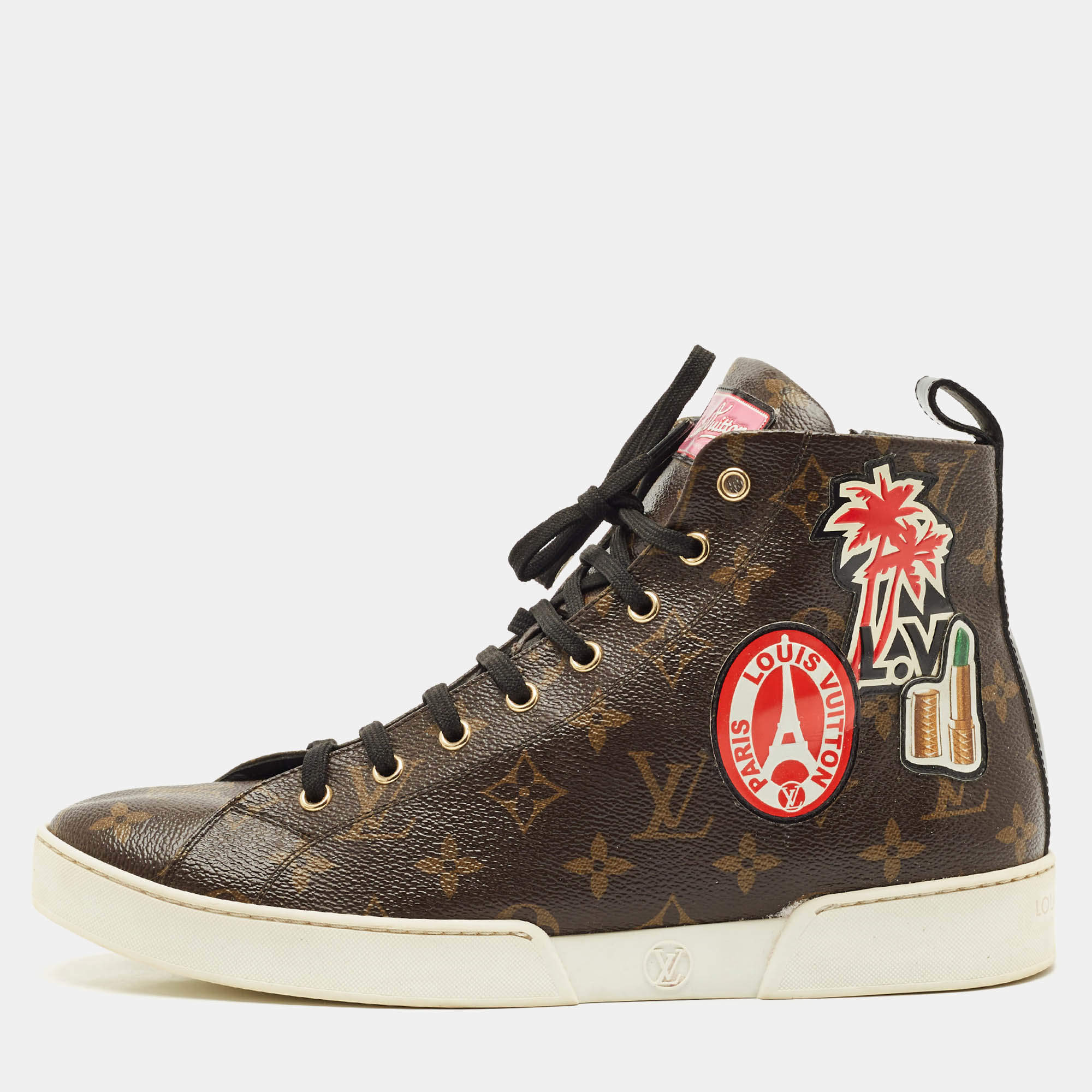 Louis Vuitton Monogram Canvas World Tour Sneakers Size 41