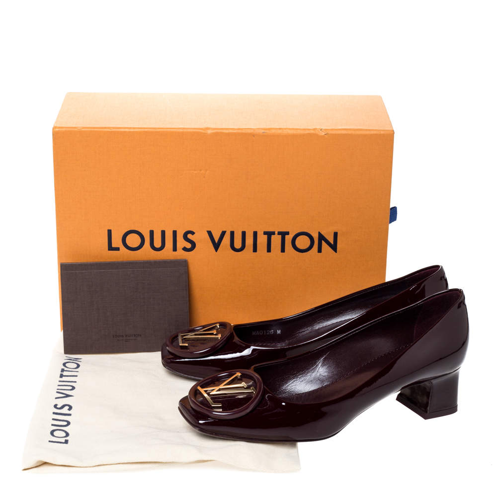 Louis Vuitton Vuitton Vero Line Stone High Heal Pumps Bordeaux type P1 –  NUIR VINTAGE