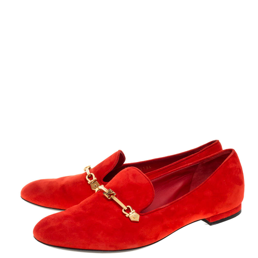 red suede slippers