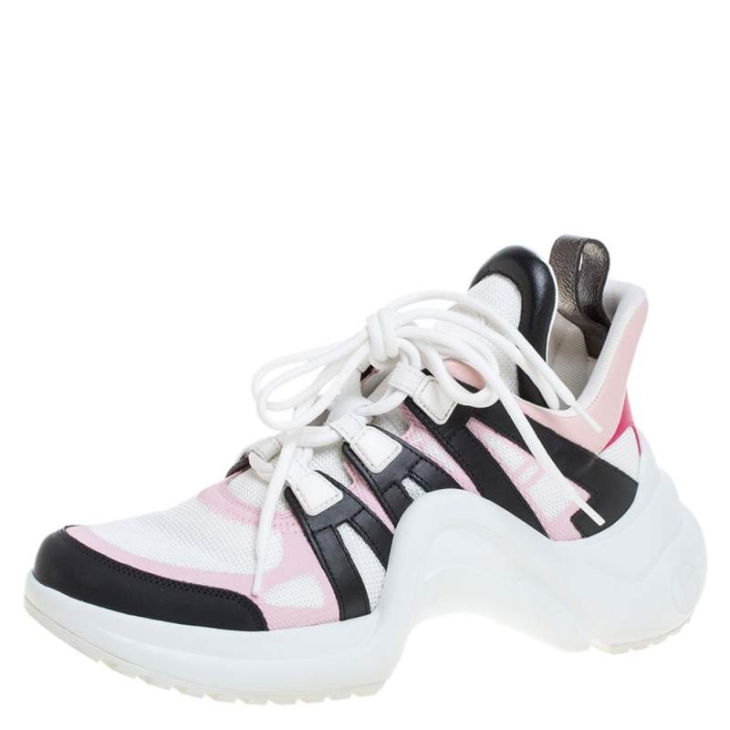Louis Vuitton Multicolor Leather and Mesh LV Archlight Sneakers