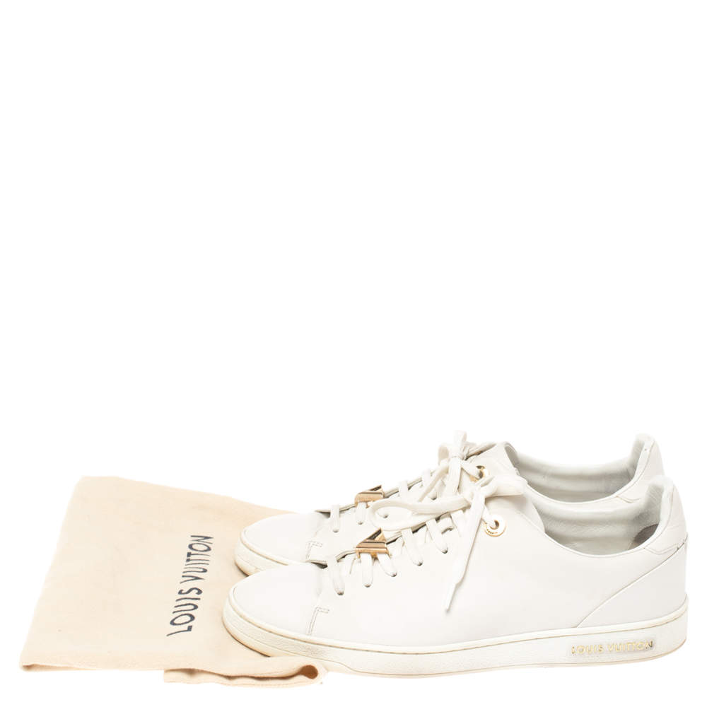 Louis Vuitton Frontrow sneaker White Leather ref.113949 - Joli Closet