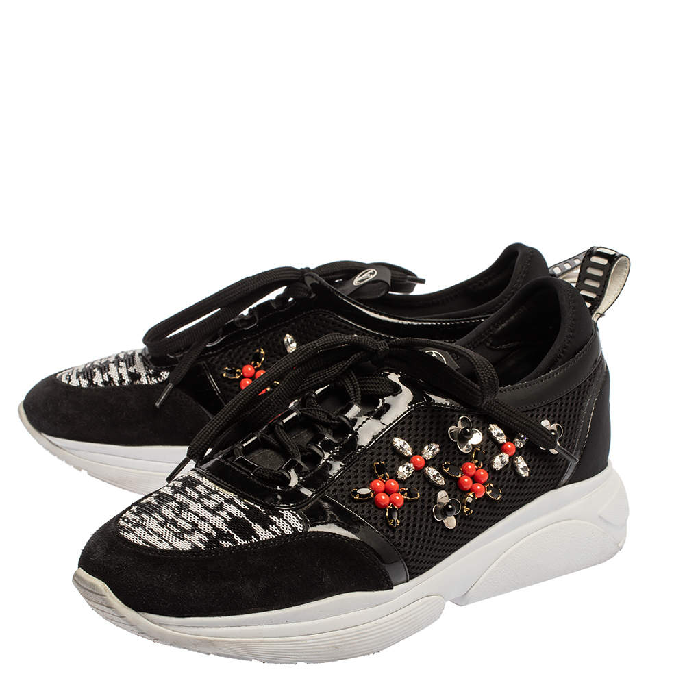 Louis Vuitton Crystal Crystal Embellishments Sneakers - Black Sneakers,  Shoes - LOU466017