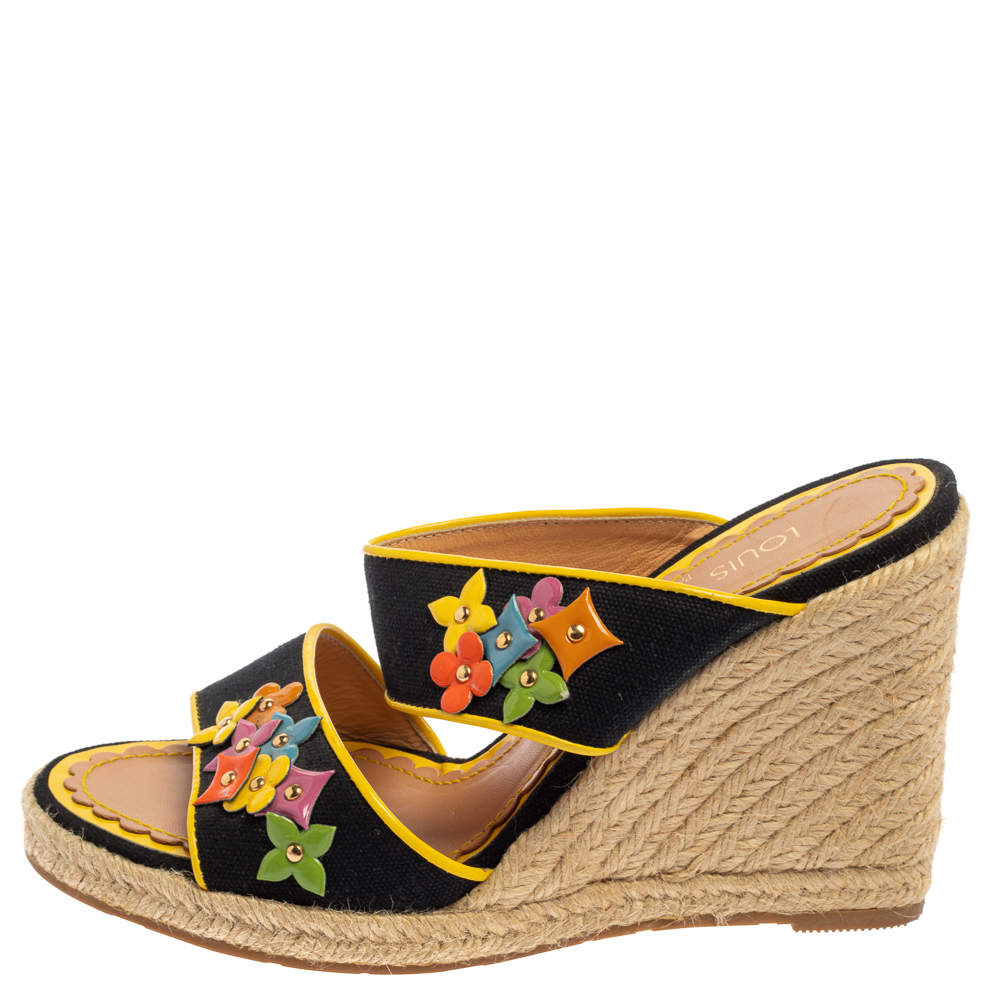 LOUIS VUITTON TROPICAL BLOOM LEATHER ESPADRILLES – Caroline's Fashion  Luxuries