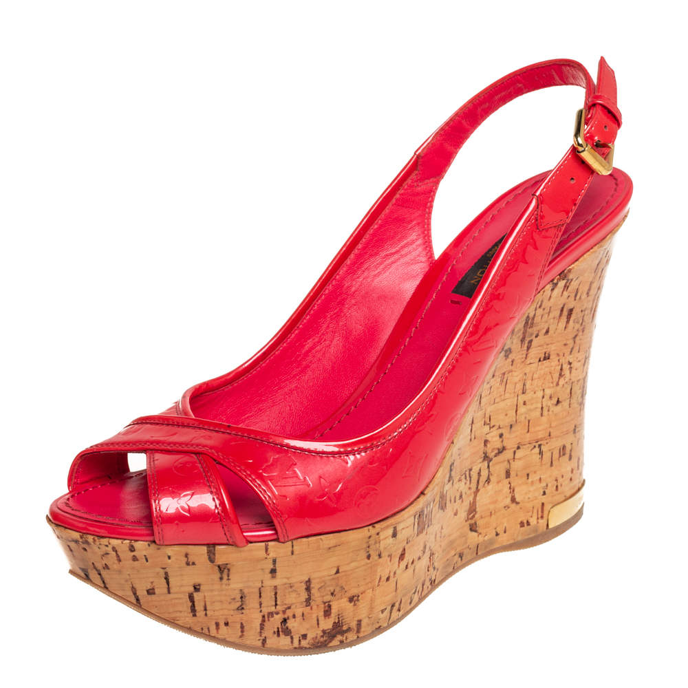 Louis Vuitton Red Sandals for Women for sale