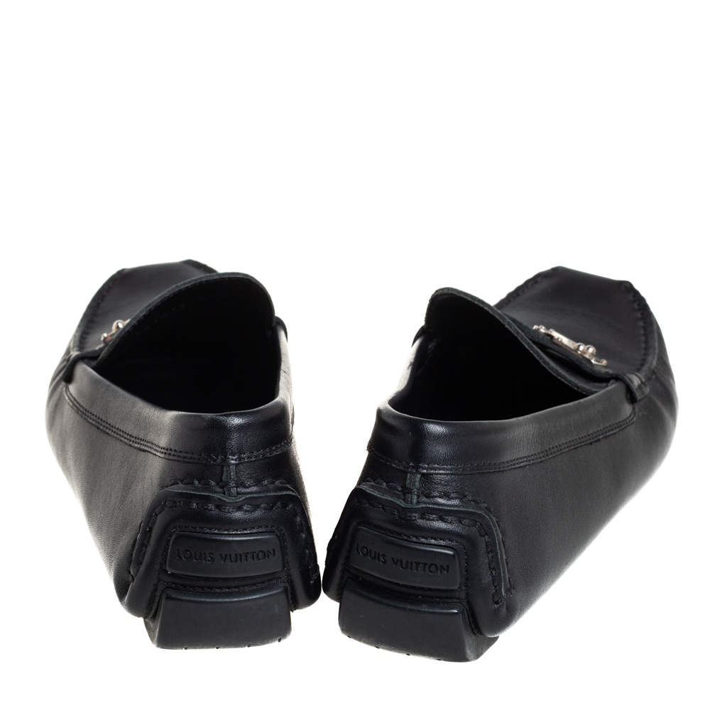Auth Louis Vuitton Calfskin Lombok Mocassin Loafer Men's shoes size 39  or 6.5 US