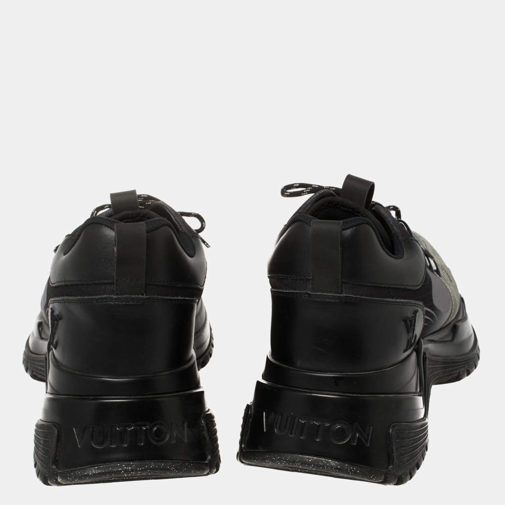 Louis Vuitton Men's Red White Black Leather & Mesh Run Away Pulse Sneaker –  Luxuria & Co.