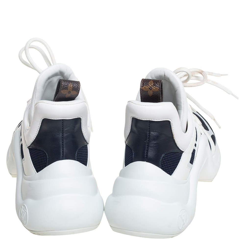 Archlight leather trainers Louis Vuitton White size 38 EU in Leather -  36837548