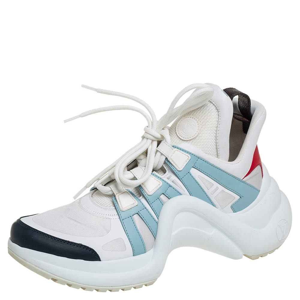 Archlight cloth trainers Louis Vuitton White size 365 IT in Cloth   20695268