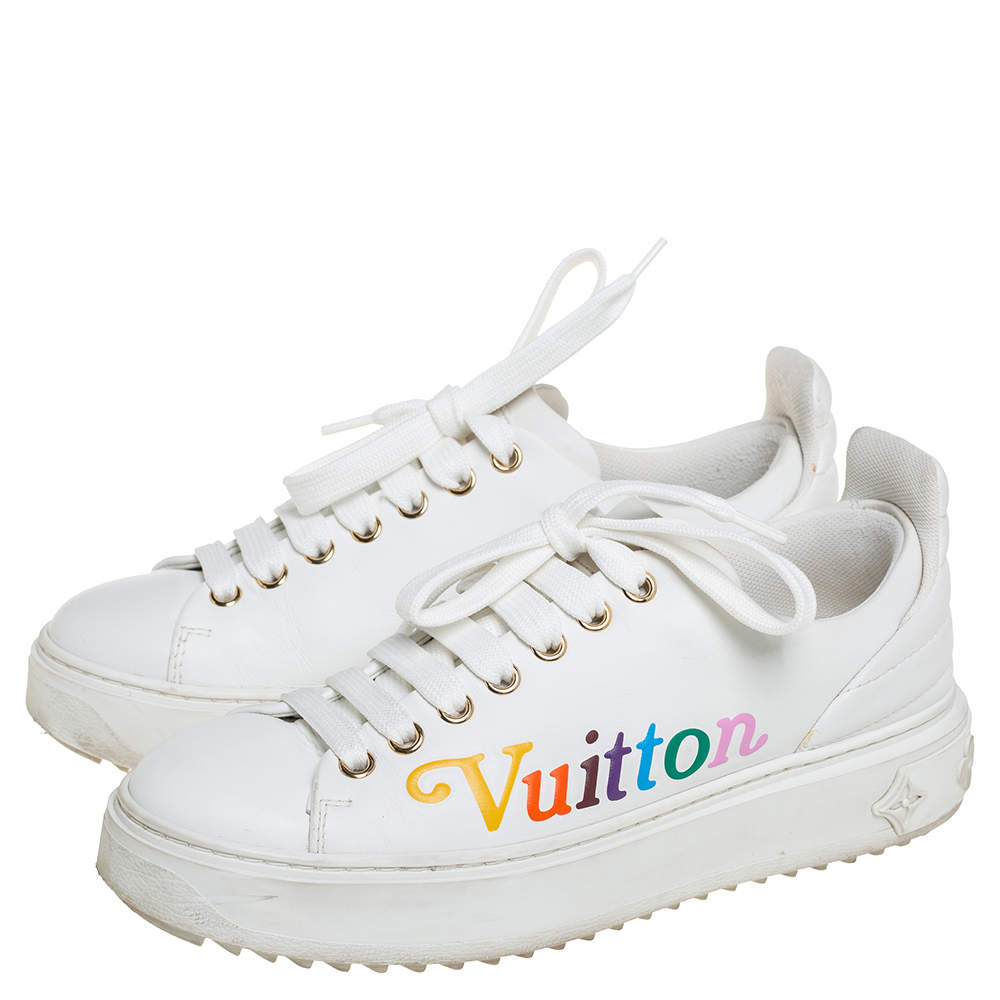 Louis Vuitton, Shoes, Louis Vuitton Time Out Sneakers Tennis Shoes Women