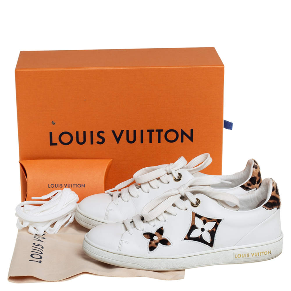 Frontrow pony-style calfskin trainers Louis Vuitton Brown size 37.5 EU in  Pony-style calfskin - 31871644