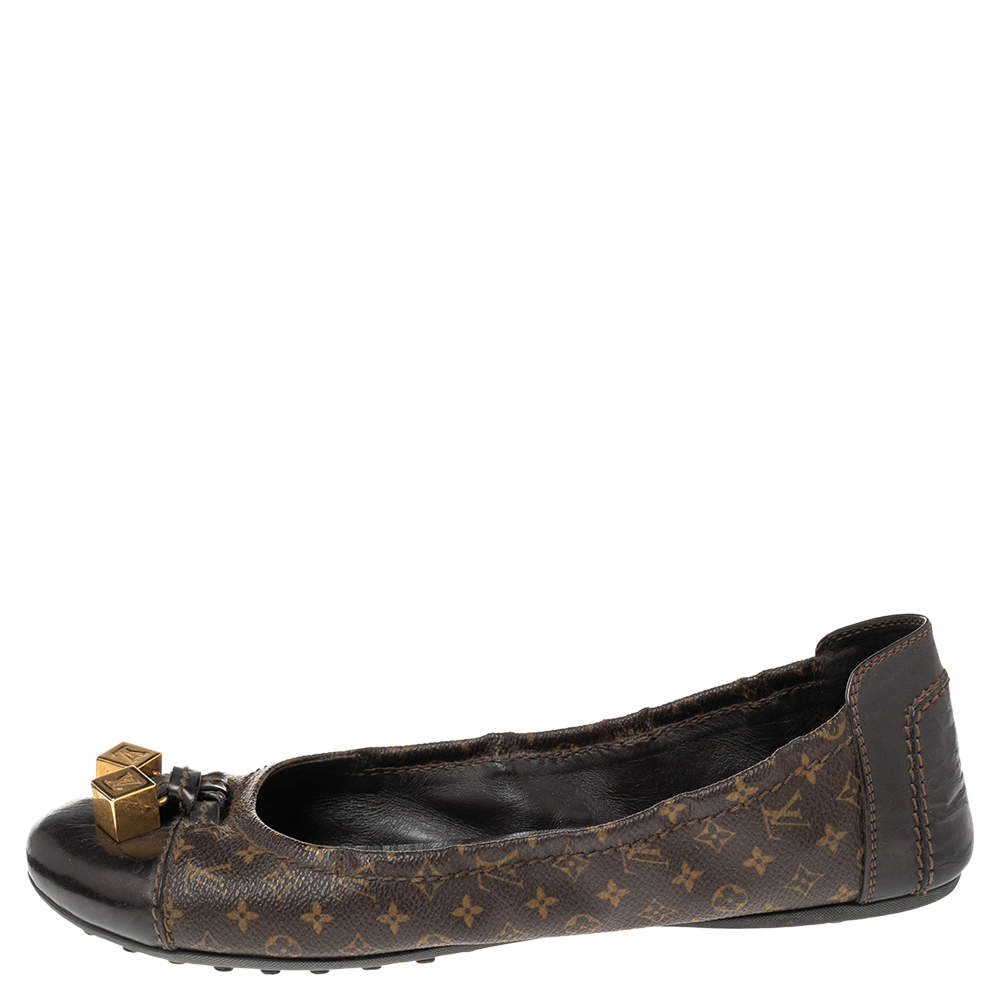 Louis Vuitton Monogram Canvas Lovely Ballet Flats Size 41