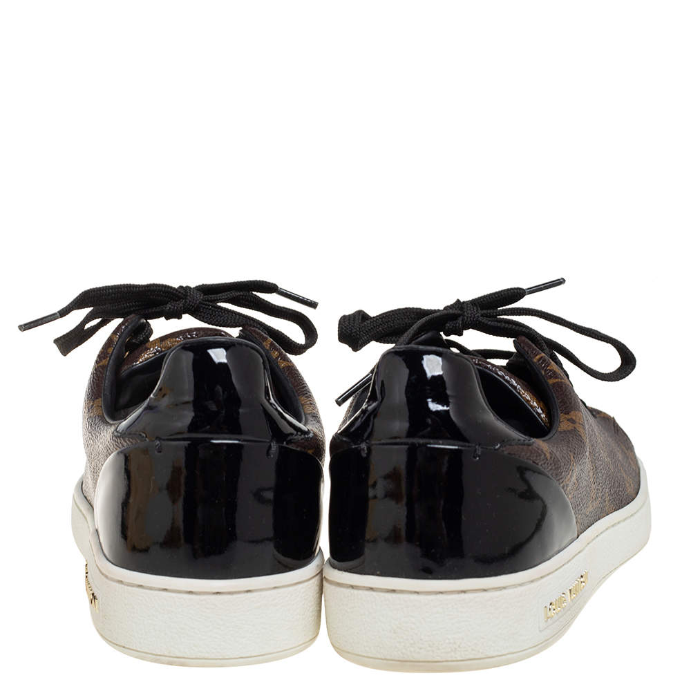 Louis Vuitton Gold Patent Leather Frontrow Sneakers Size 6.5/37 - Yoogi's  Closet