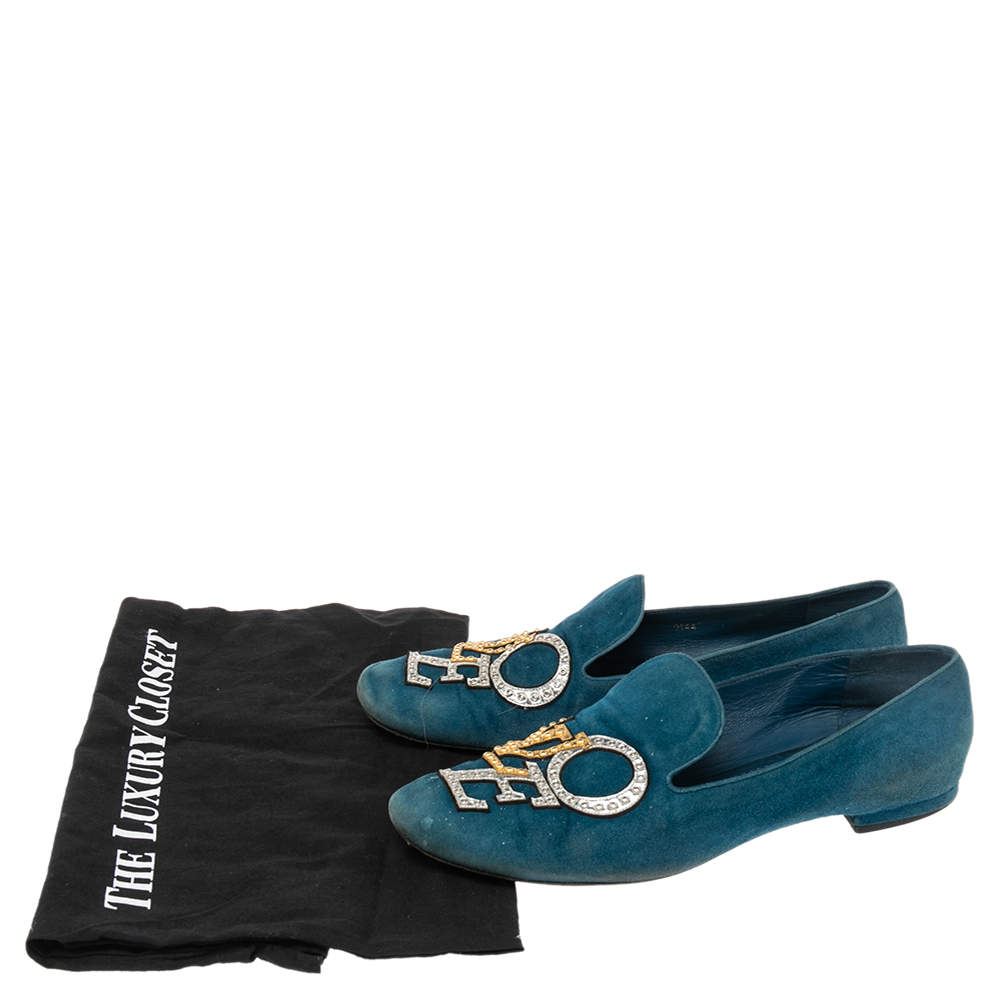 Louis Vuitton Blue Suede Love Slip On Loafers Size 37.5 Louis Vuitton | The  Luxury Closet