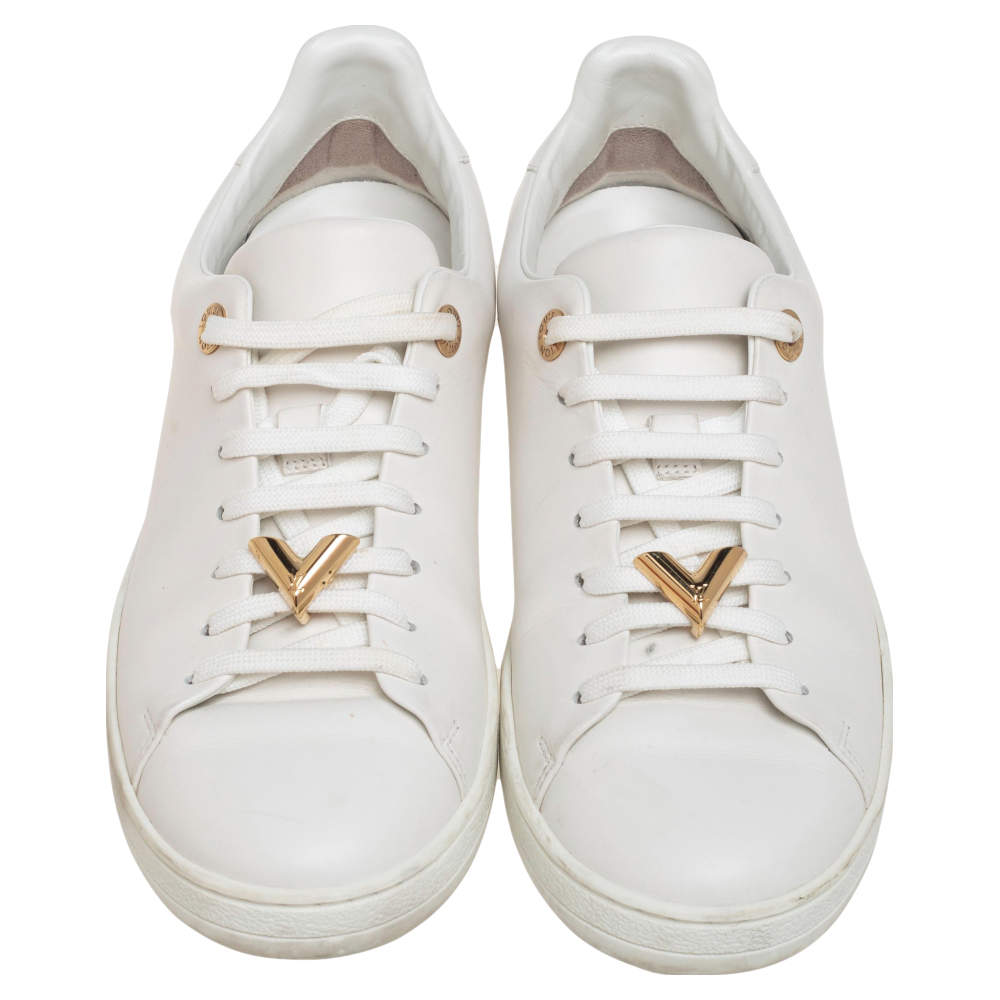 Louis Vuitton Monogram Bronze Frontrow Sneaker 37 – The Closet