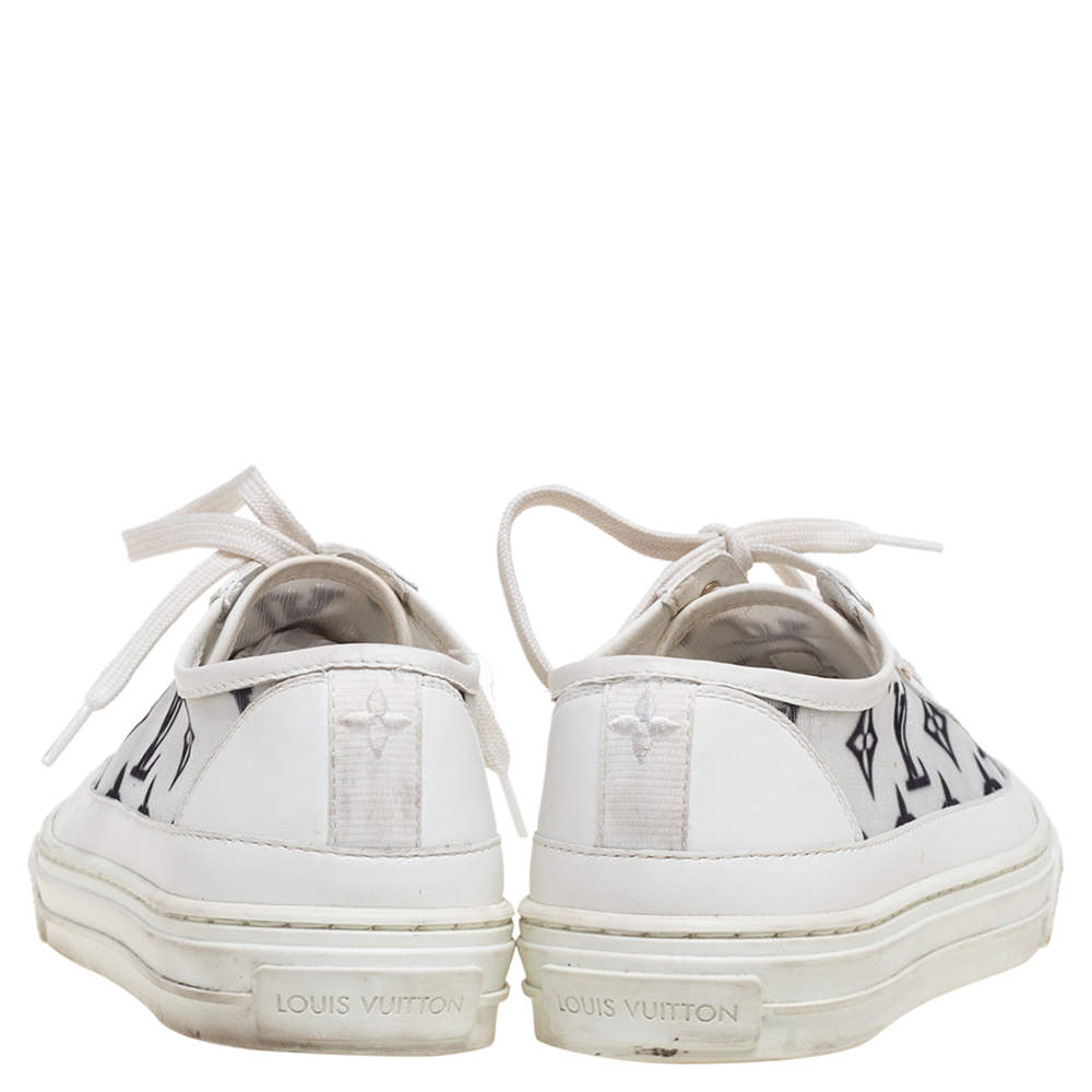 Stellar leather trainers Louis Vuitton White size 35 EU in Leather -  31015238