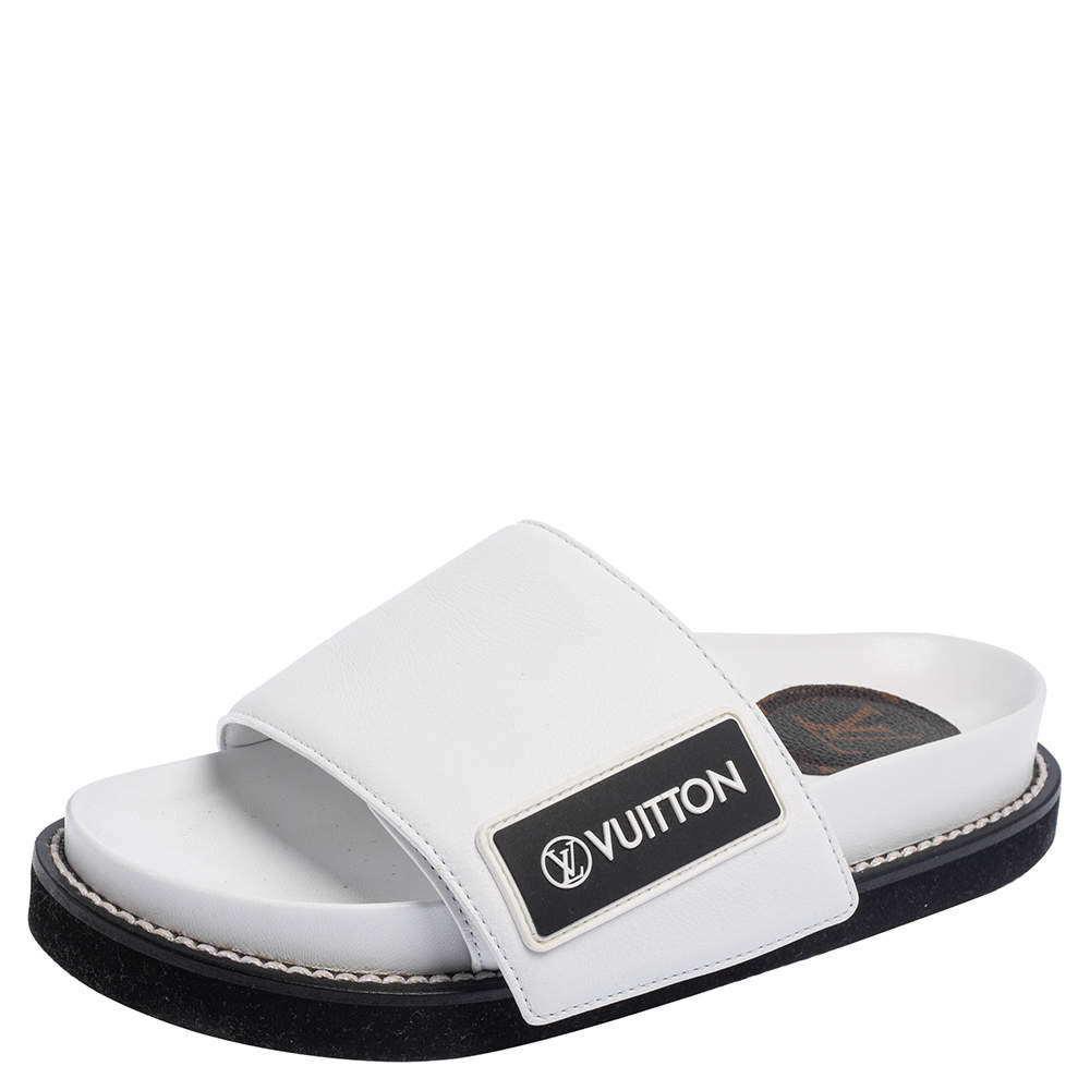Louis Vuitton White Sandals for Women for sale