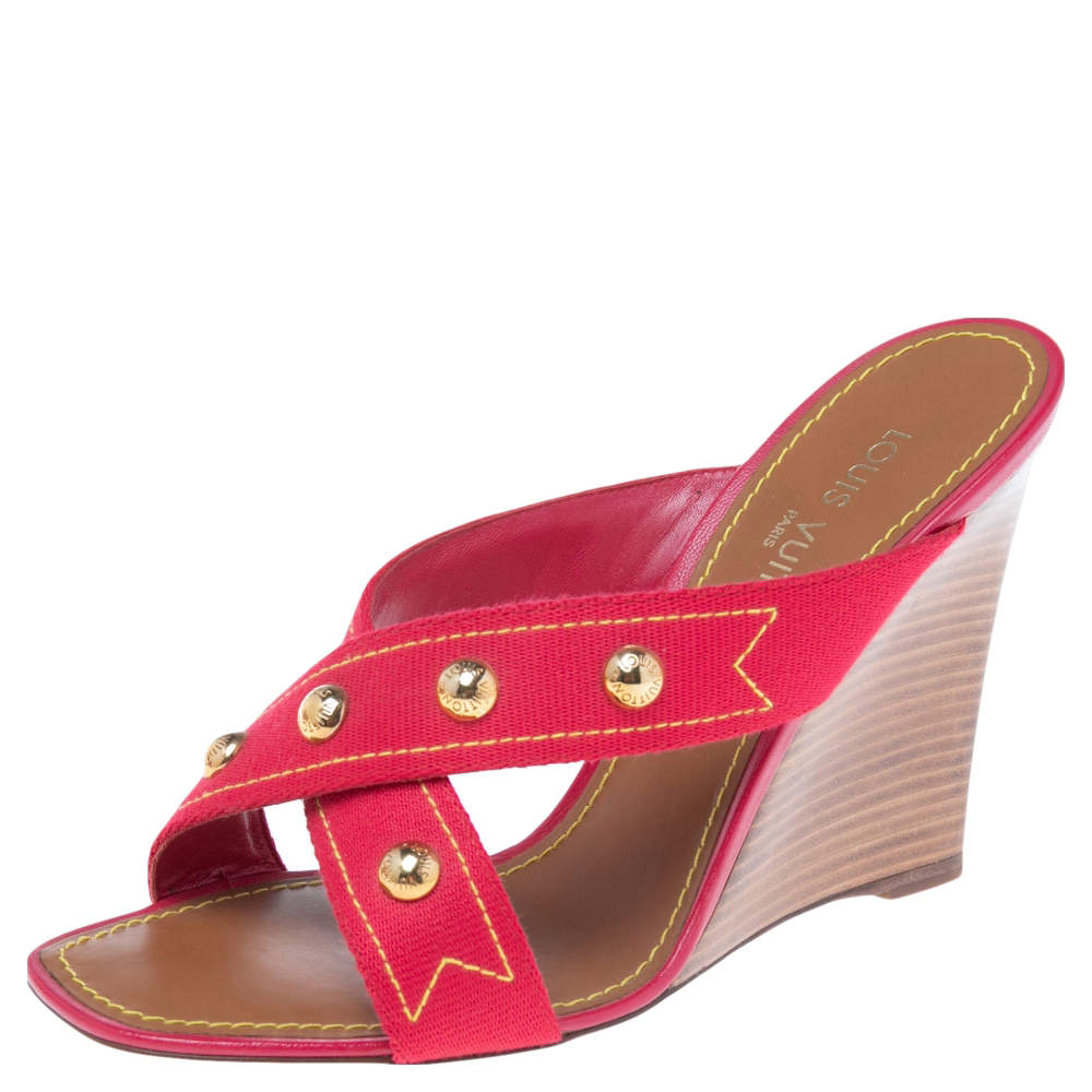 Louis Vuitton Pink Sandals for Women for sale