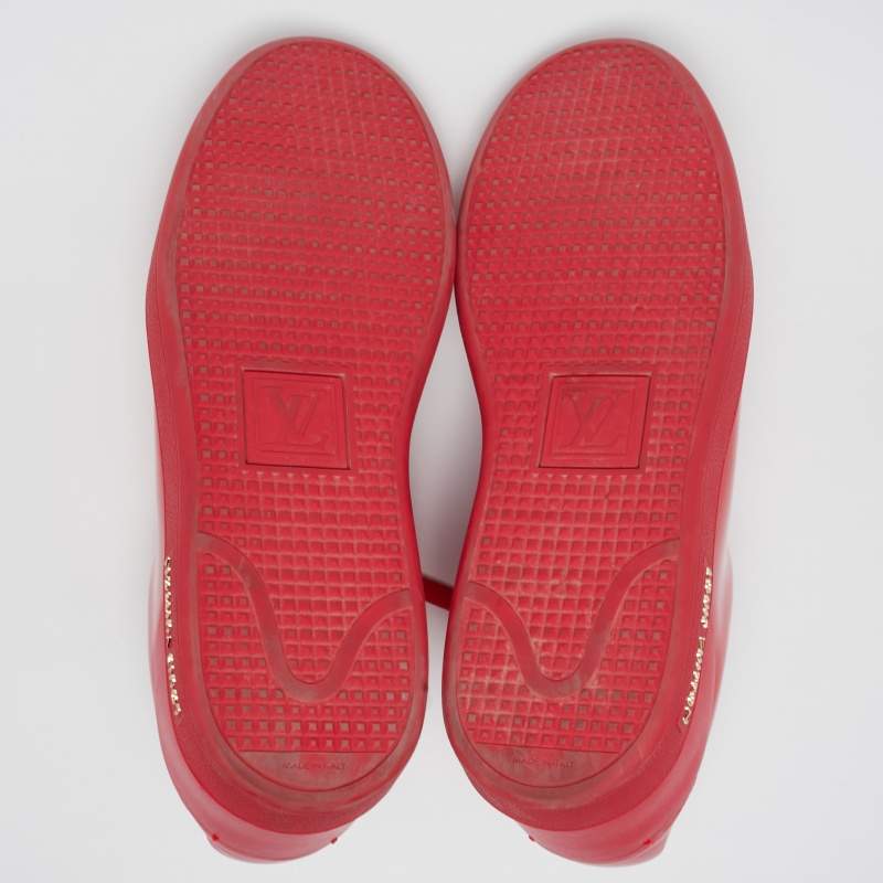 LOUIS VUITTON Patent Monogram Frontrow Sneakers 39 250633