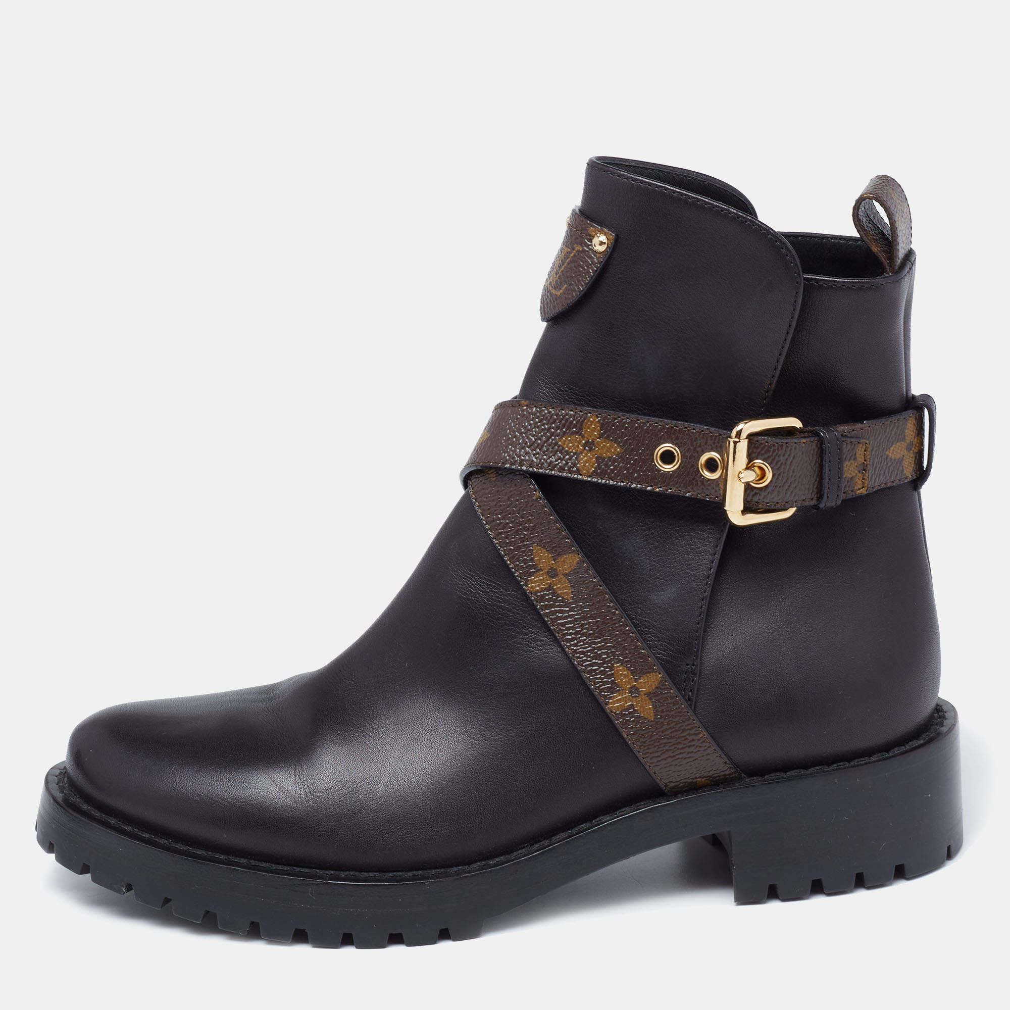 Discovery flat ankle boot louis vuitton deals