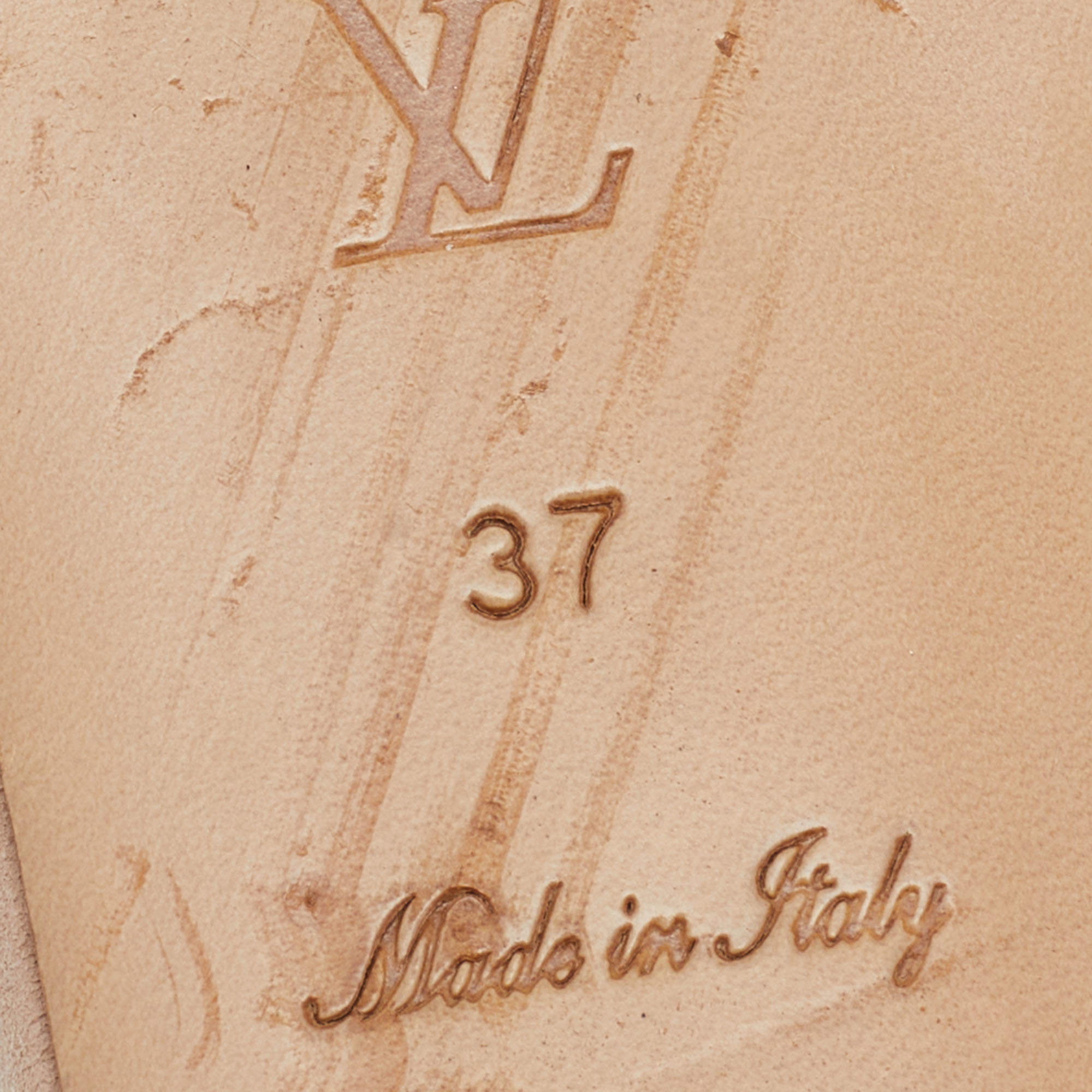 Louis Vuitton Blush Pink Suede Crystal Madeleine Flat Mules Size 37 Louis  Vuitton