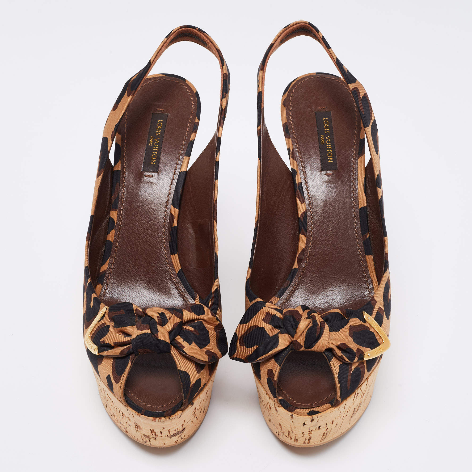 Louis Vuitton Animal Print Sandals - Gold Sandals, Shoes