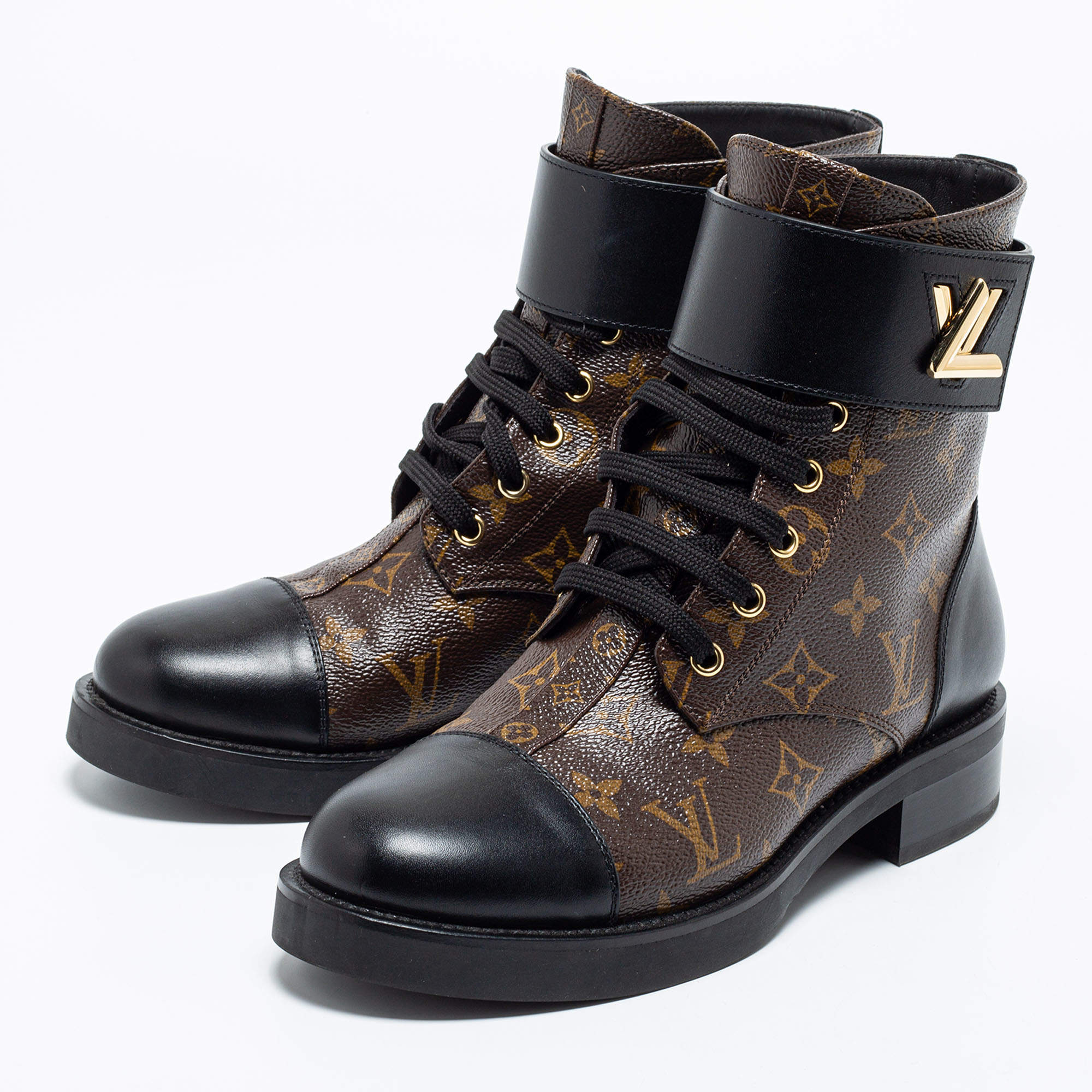 Louis Vuitton  Boots, Leather boots, Cute shoes