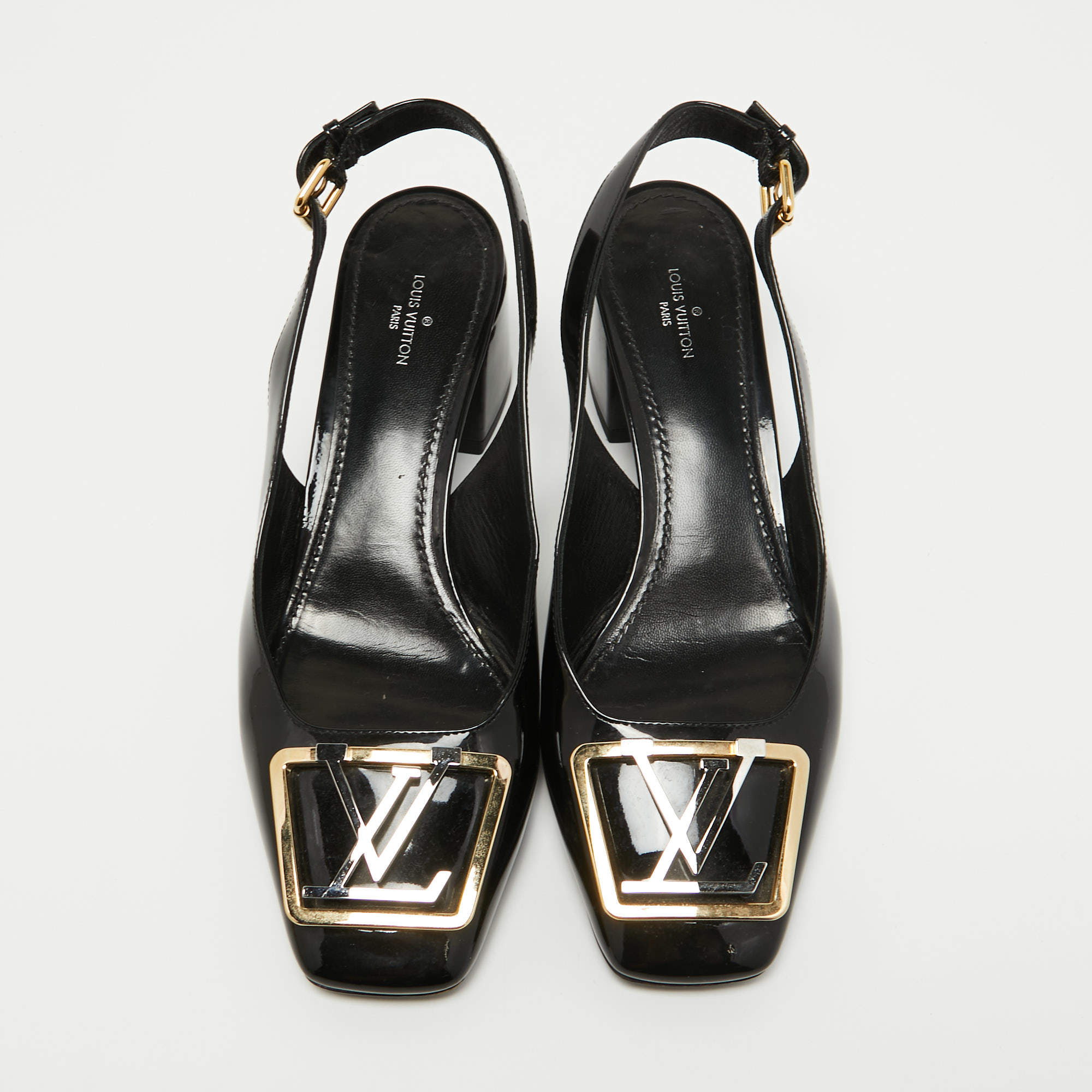 Madeleine heels Louis Vuitton Black size 37 EU in Suede - 34120188