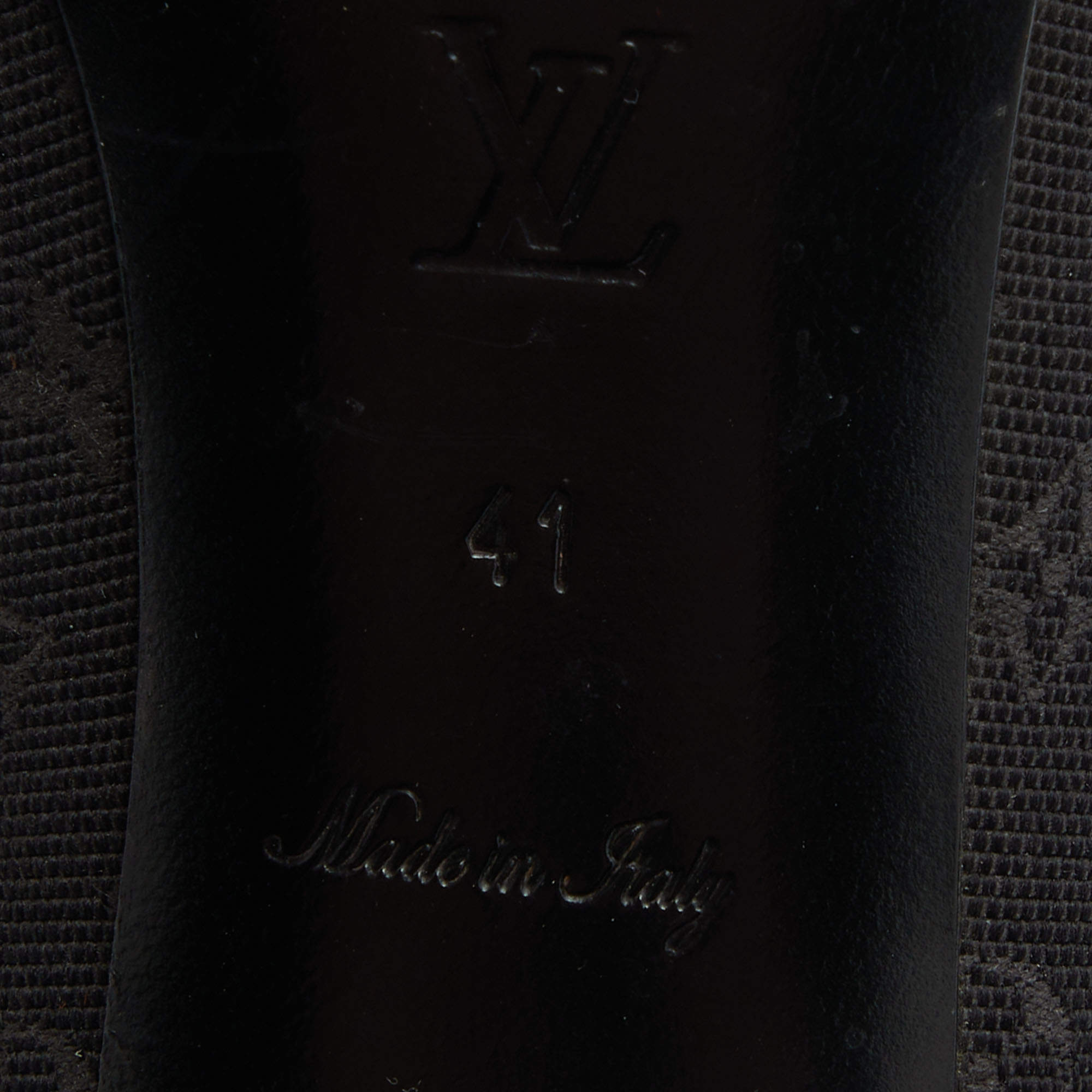 LOUIS VUITTON RAQUEL SHOES 39 CANVAS MINI MONOGRAM LINEN PUMPS SHOES Black  ref.470846 - Joli Closet