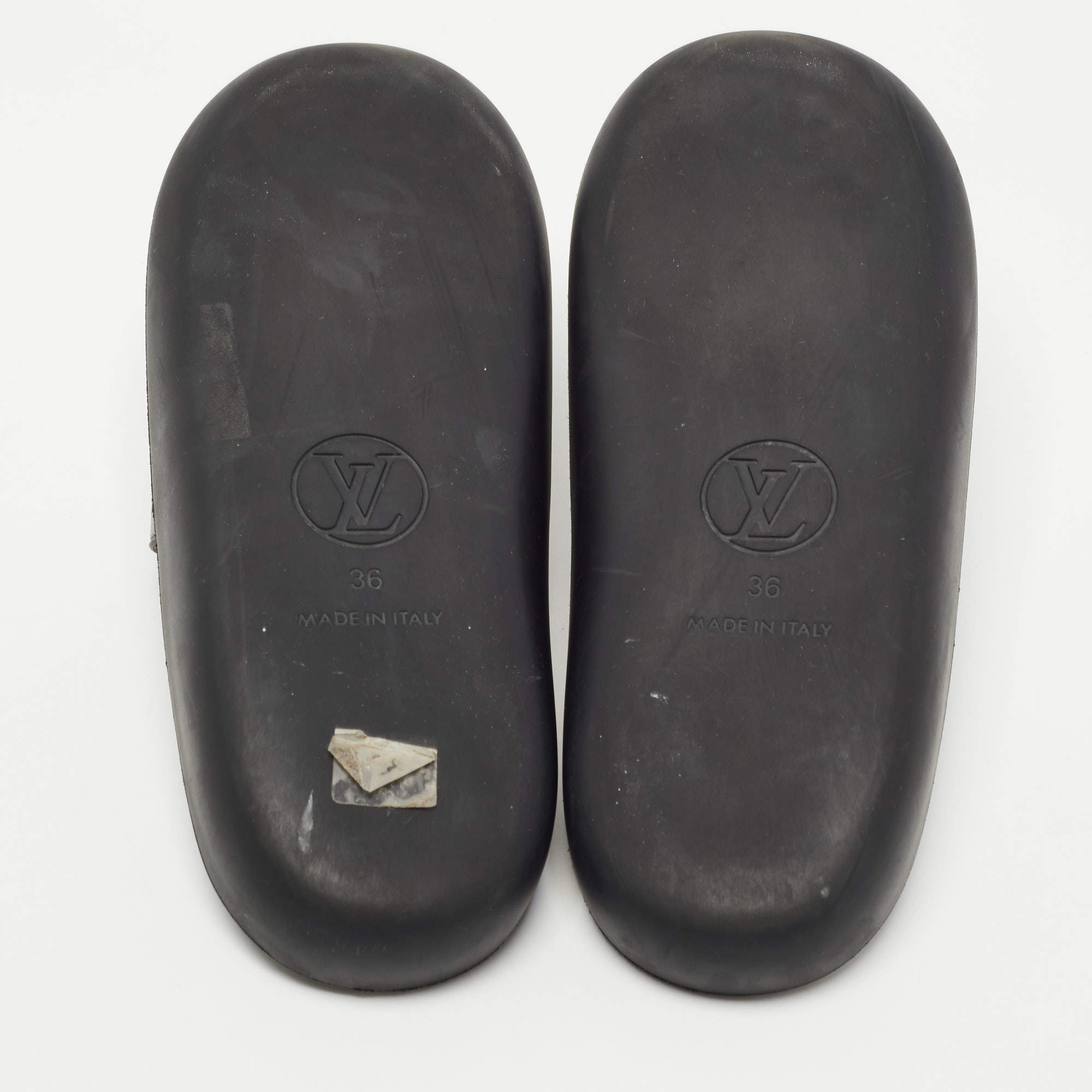 Louis Vuitton Brown Monogram Canvas Waterfront Slides Size 36 Louis Vuitton