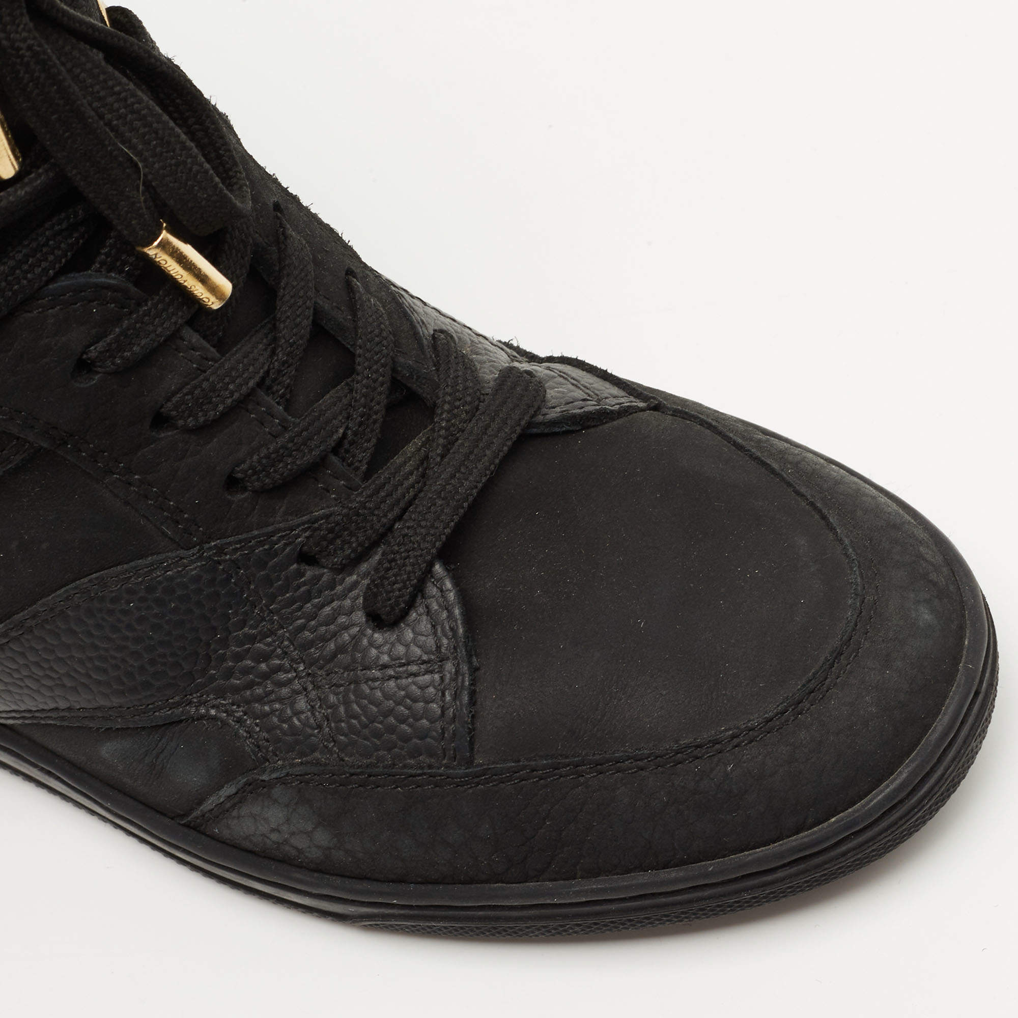 Stellar leather trainers Louis Vuitton Black size 37 EU in Leather -  28891683