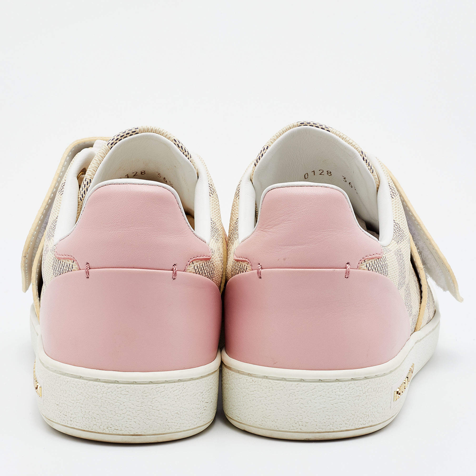 Louis Vuitton Damier Azur Sneakers Size 5.5/36 - Yoogi's Closet