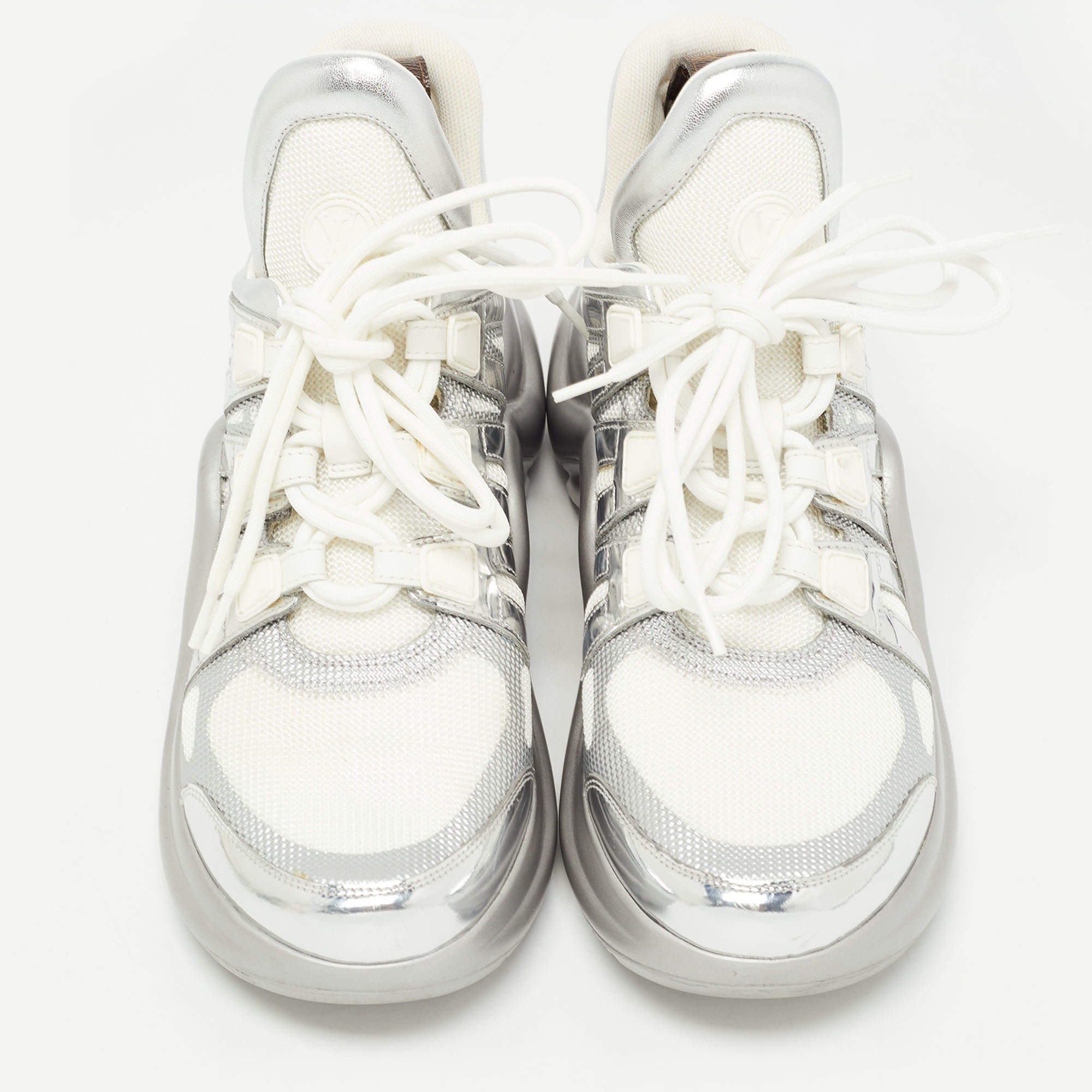 LOUIS VUITTON #35782 White Leather Archlight Sneakers (US 9 EU 39) – ALL  YOUR BLISS