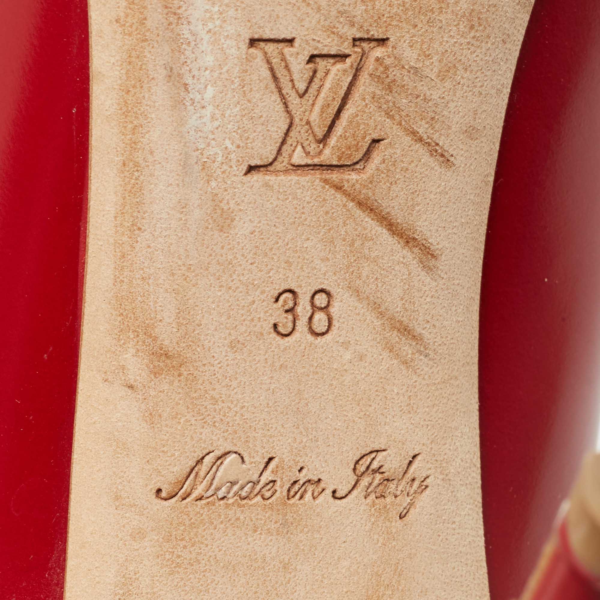 Louis Vuitton Red Leather Dice Pumps Size 38 Louis Vuitton | The Luxury  Closet