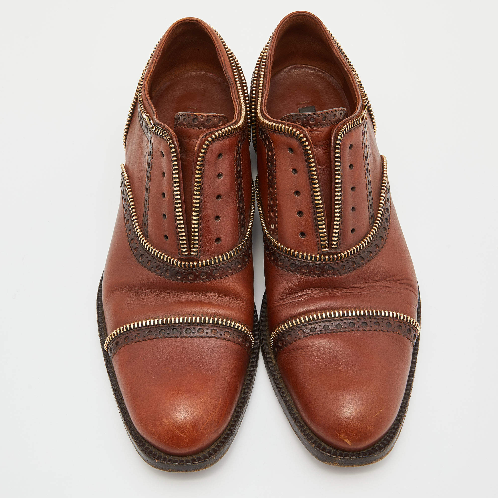 Louis Vuitton // Brown Leather Tomboy Richelieu Oxford – VSP