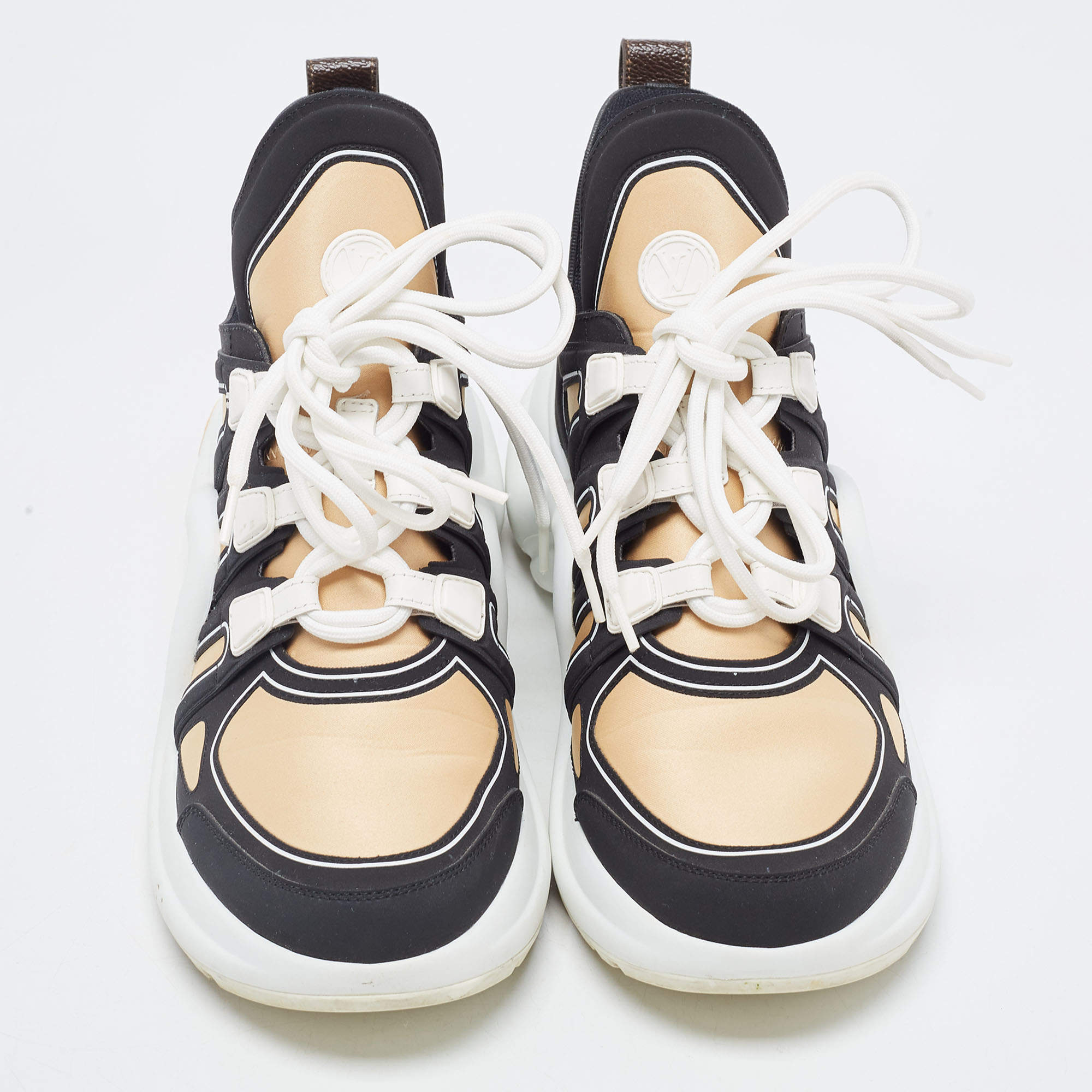 Archlight leather trainers Louis Vuitton Brown size 35 EU in Leather -  26390196