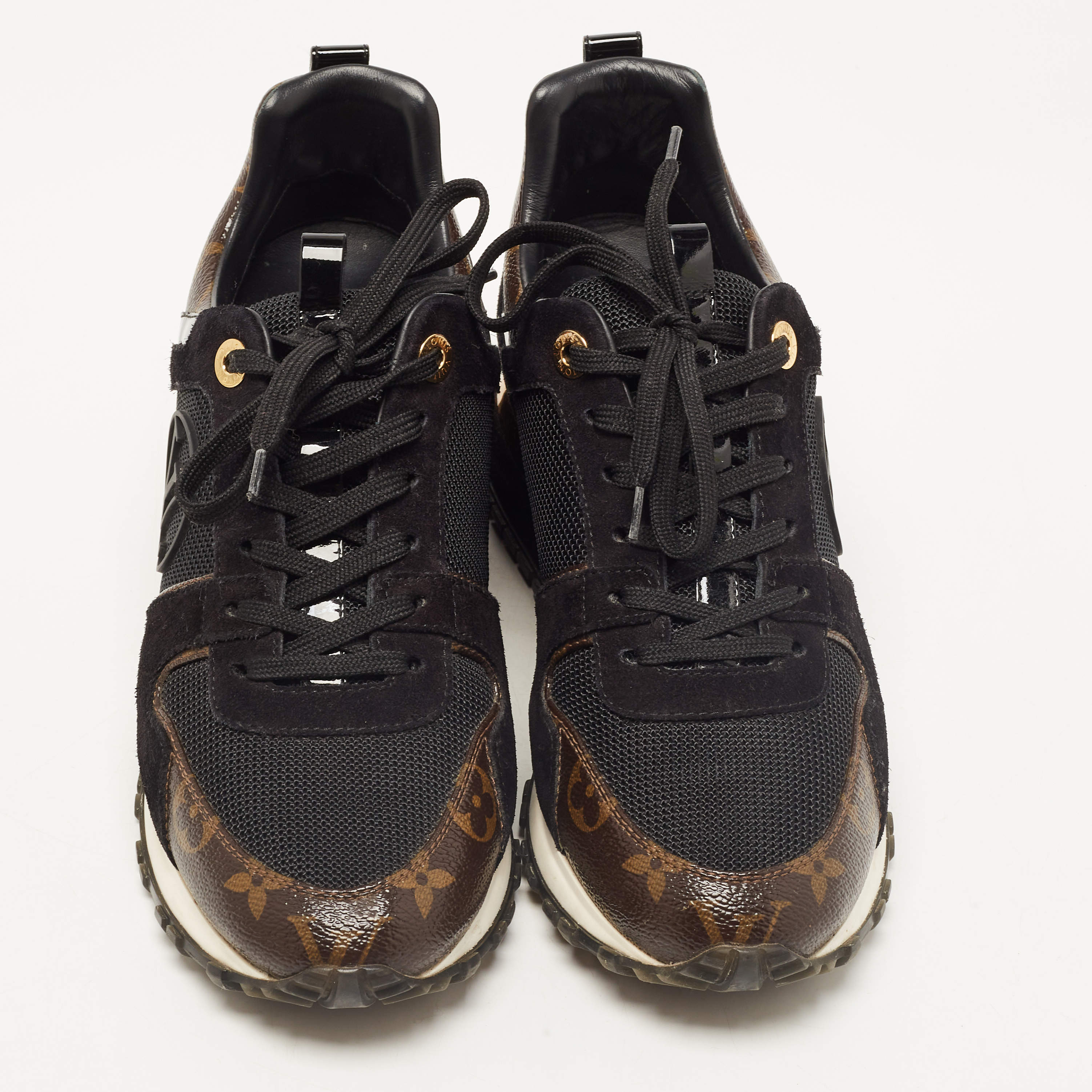 LOUIS VUITTON Sneakers Runaway Line / US7 / BRW / PVC Brown Leather  ref.485457 - Joli Closet