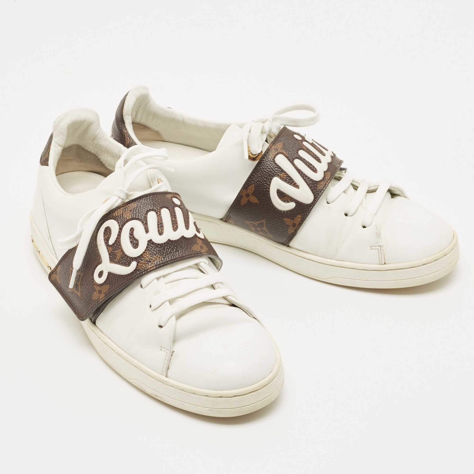 Frontrow cloth trainers Louis Vuitton Brown size 38 EU in Cloth - 26667888