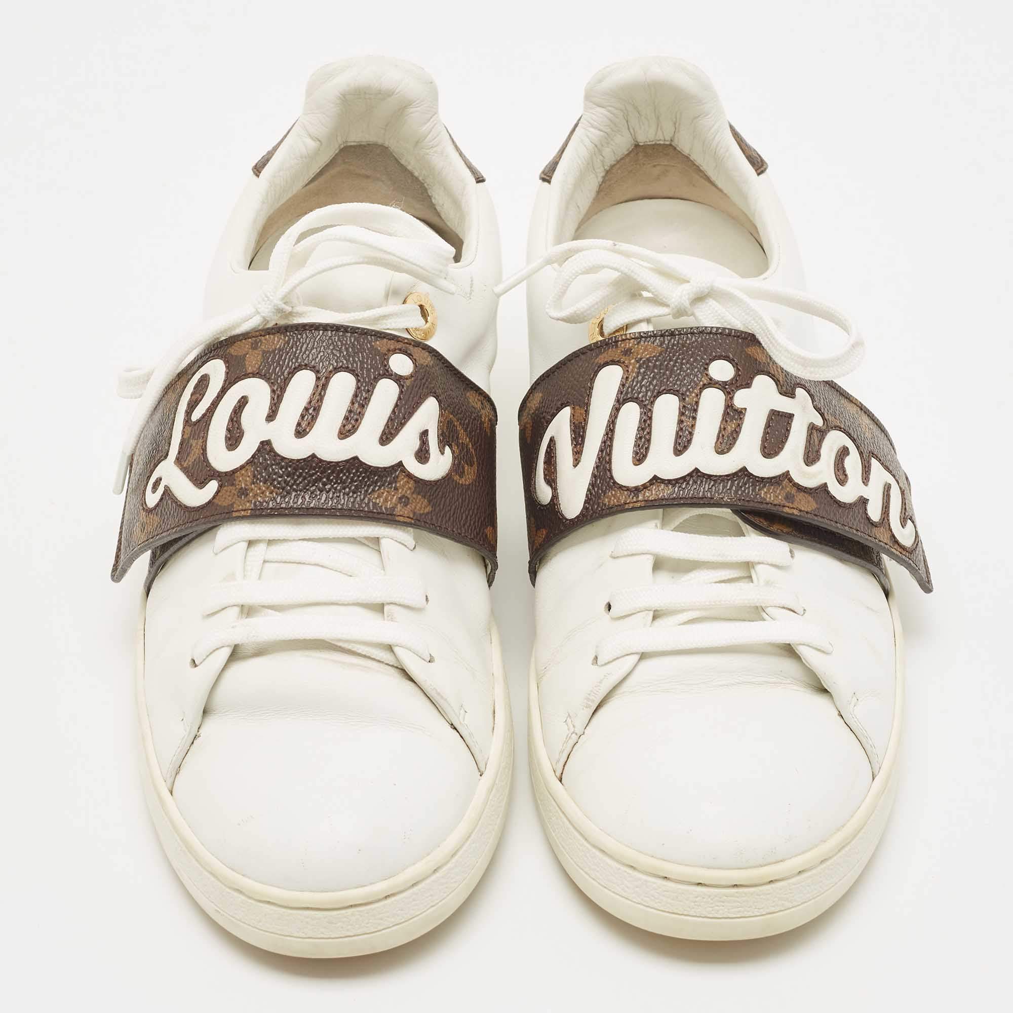 Frontrow cloth trainers Louis Vuitton Brown size 38 EU in Cloth - 26667888