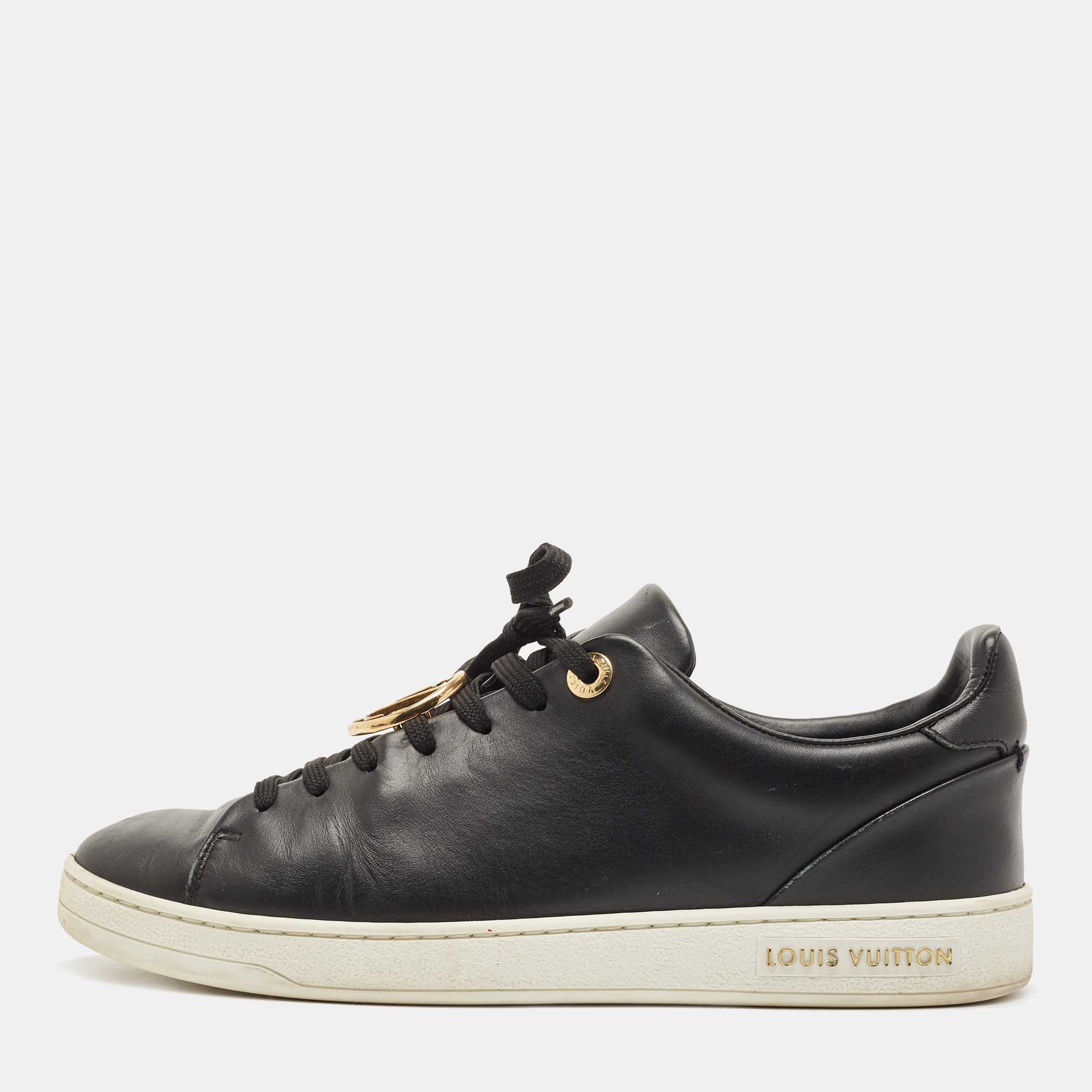 Run away patent leather trainers Louis Vuitton Black size 36.5 EU