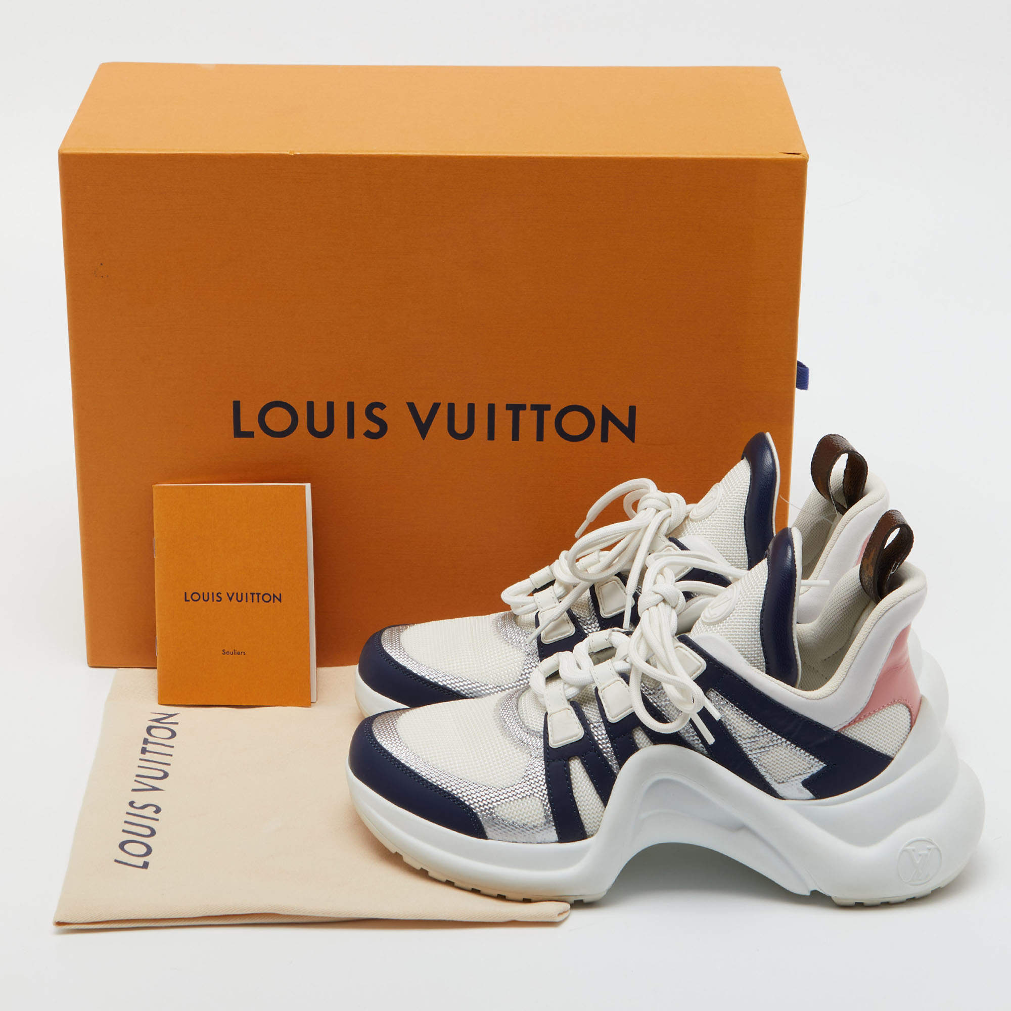 Louis Vuitton Bicolor Archlight Mesh Sneakers 38.5 – The Closet