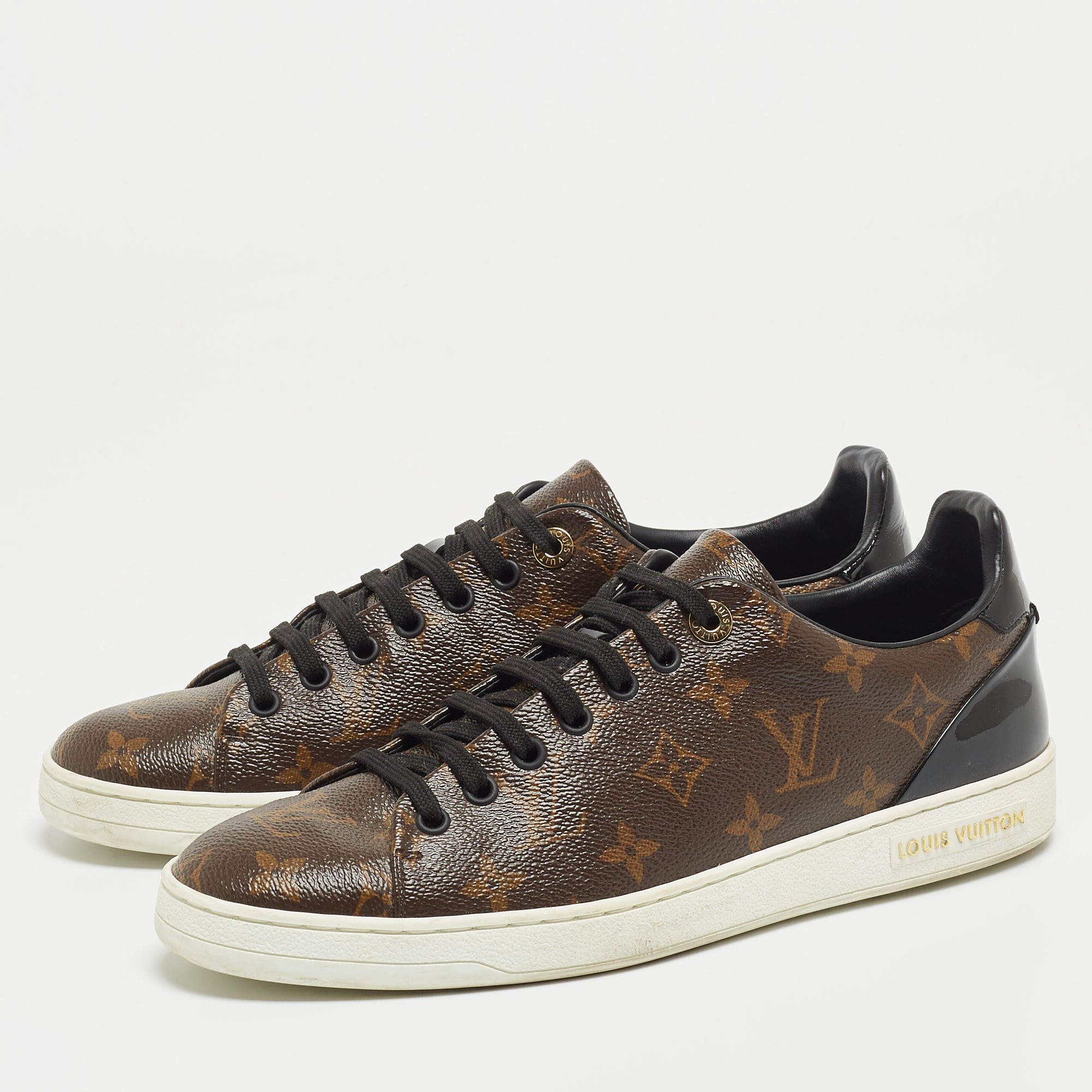 Louis Vuitton, Shoes, Louis Vuitton Frontrow Sneaker Cacao Size 4