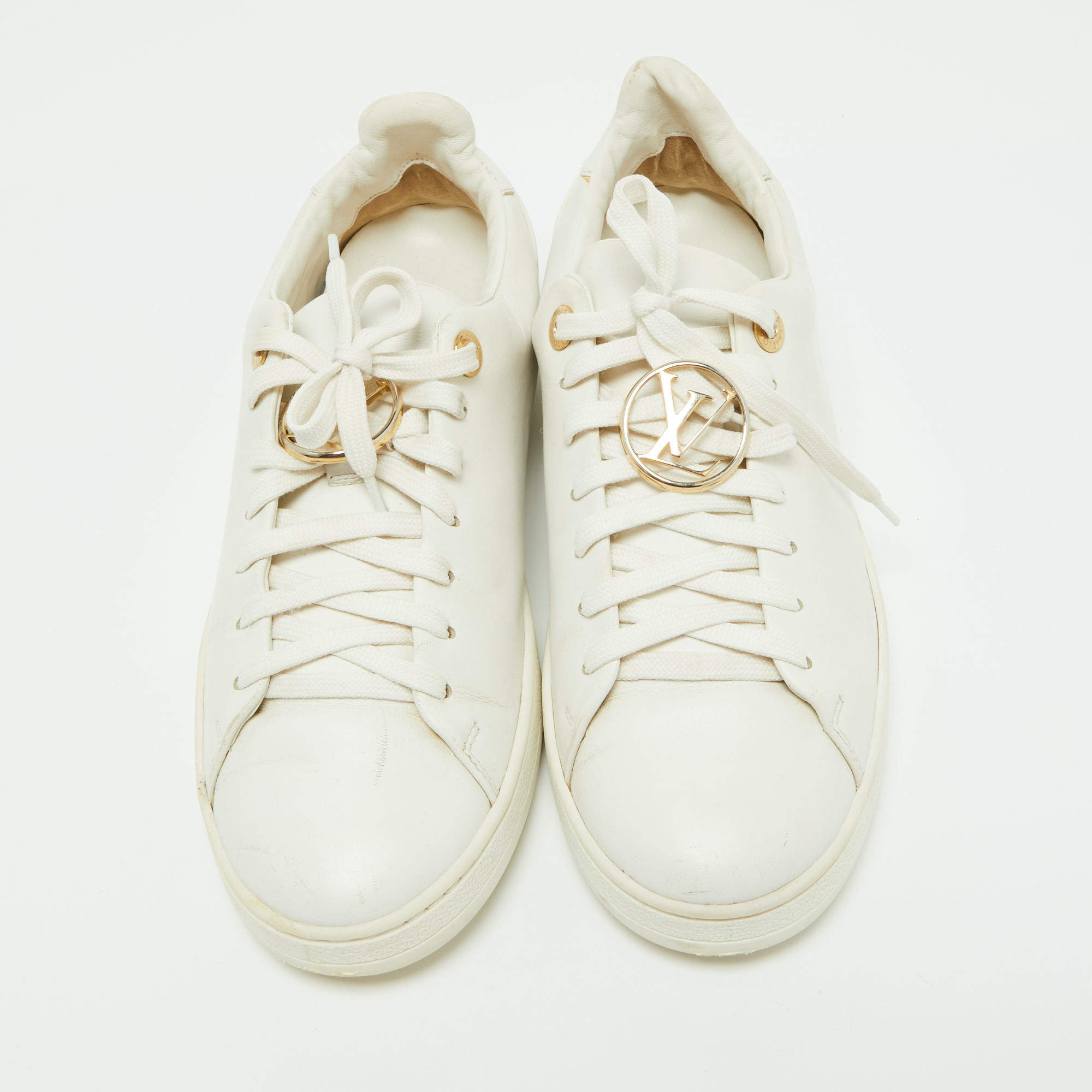 Louis Vuitton Front Row Sneaker 39 White 543625